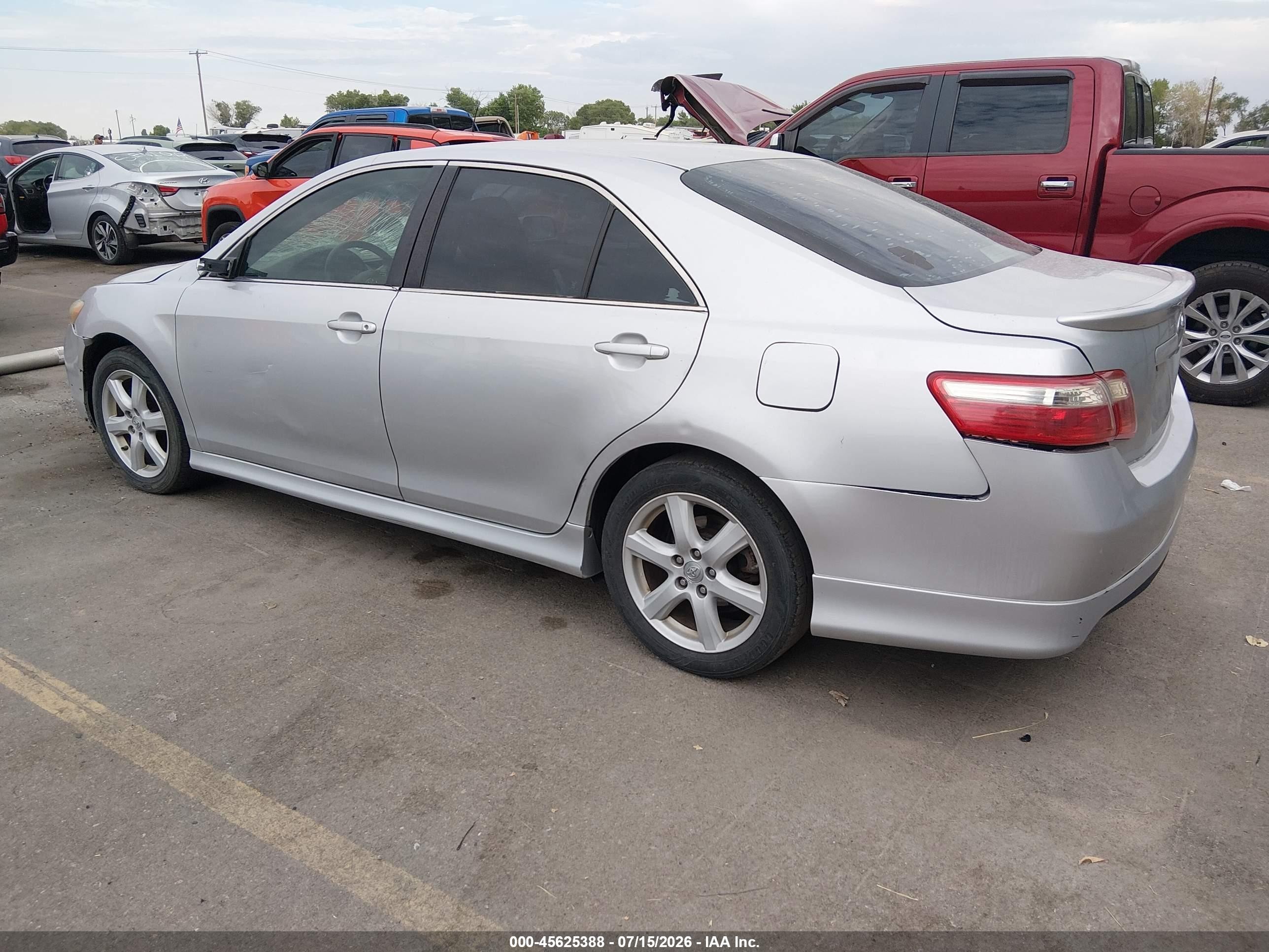 2009 Toyota Camry Se Silver vin: 4T1BE46K29U340620
