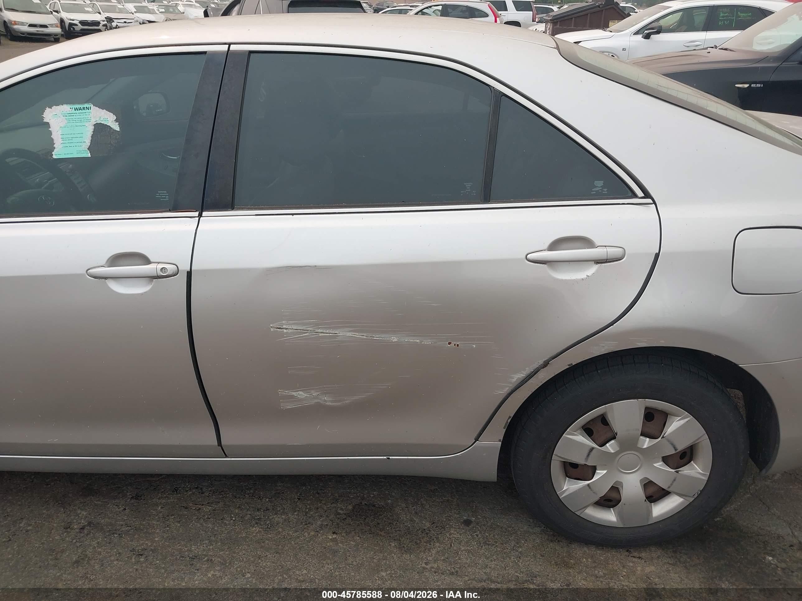 2009 Toyota Camry Le Silver vin: 4T1BE46K29U353593