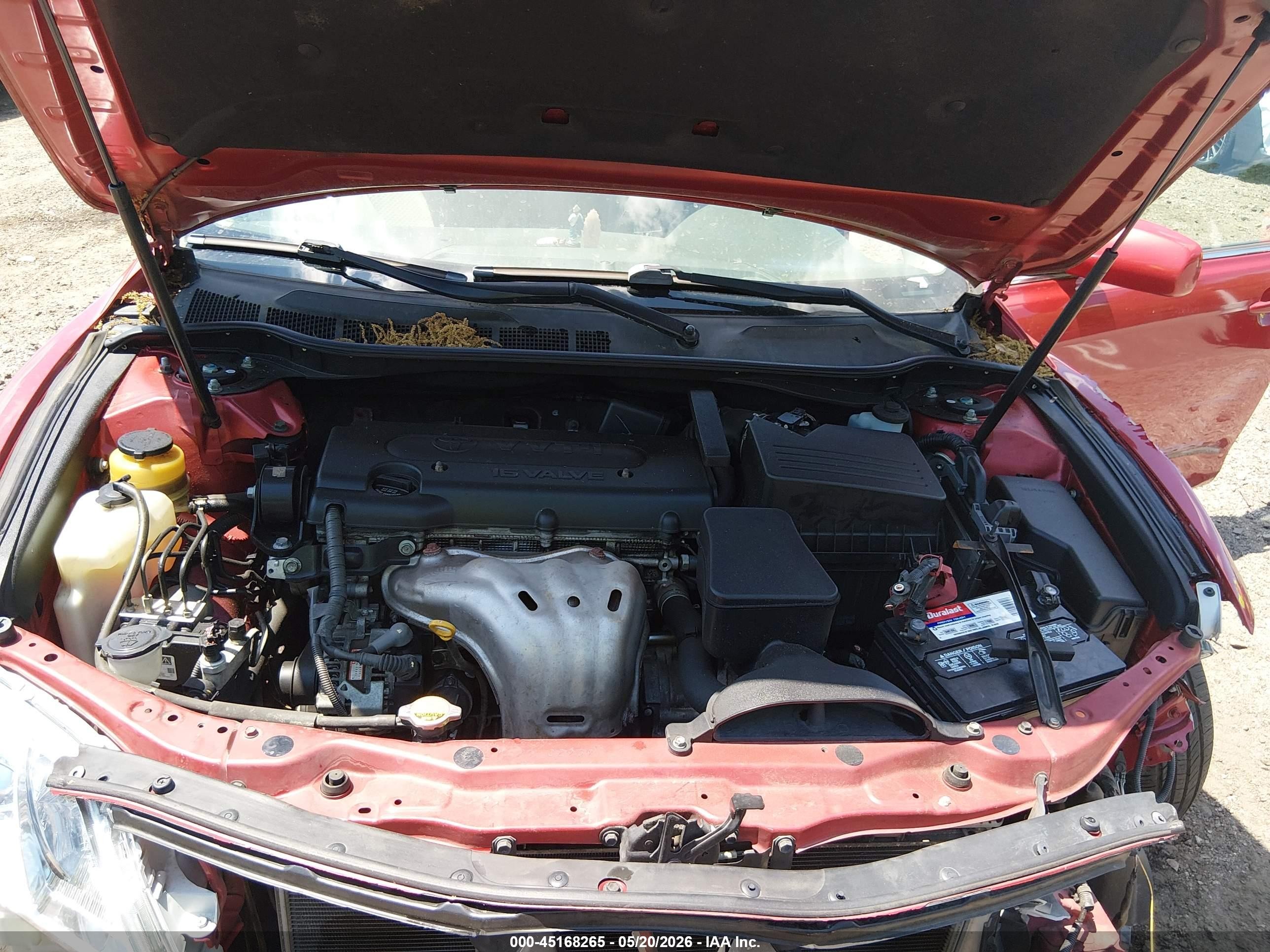 2009 Toyota Camry Le Red vin: 4T1BE46K29U361483