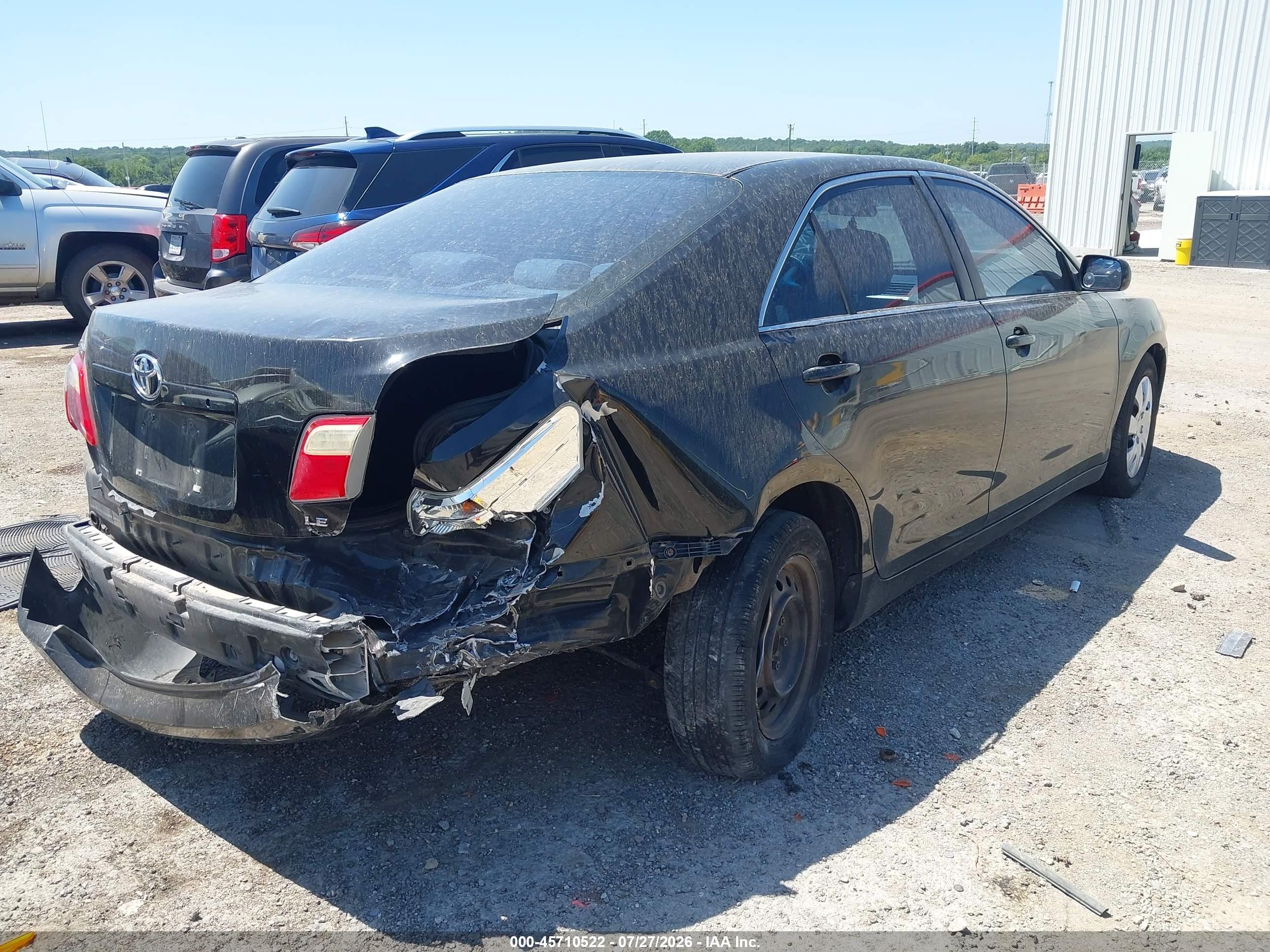 2009 Toyota Camry Le Black vin: 4T1BE46K29U366408