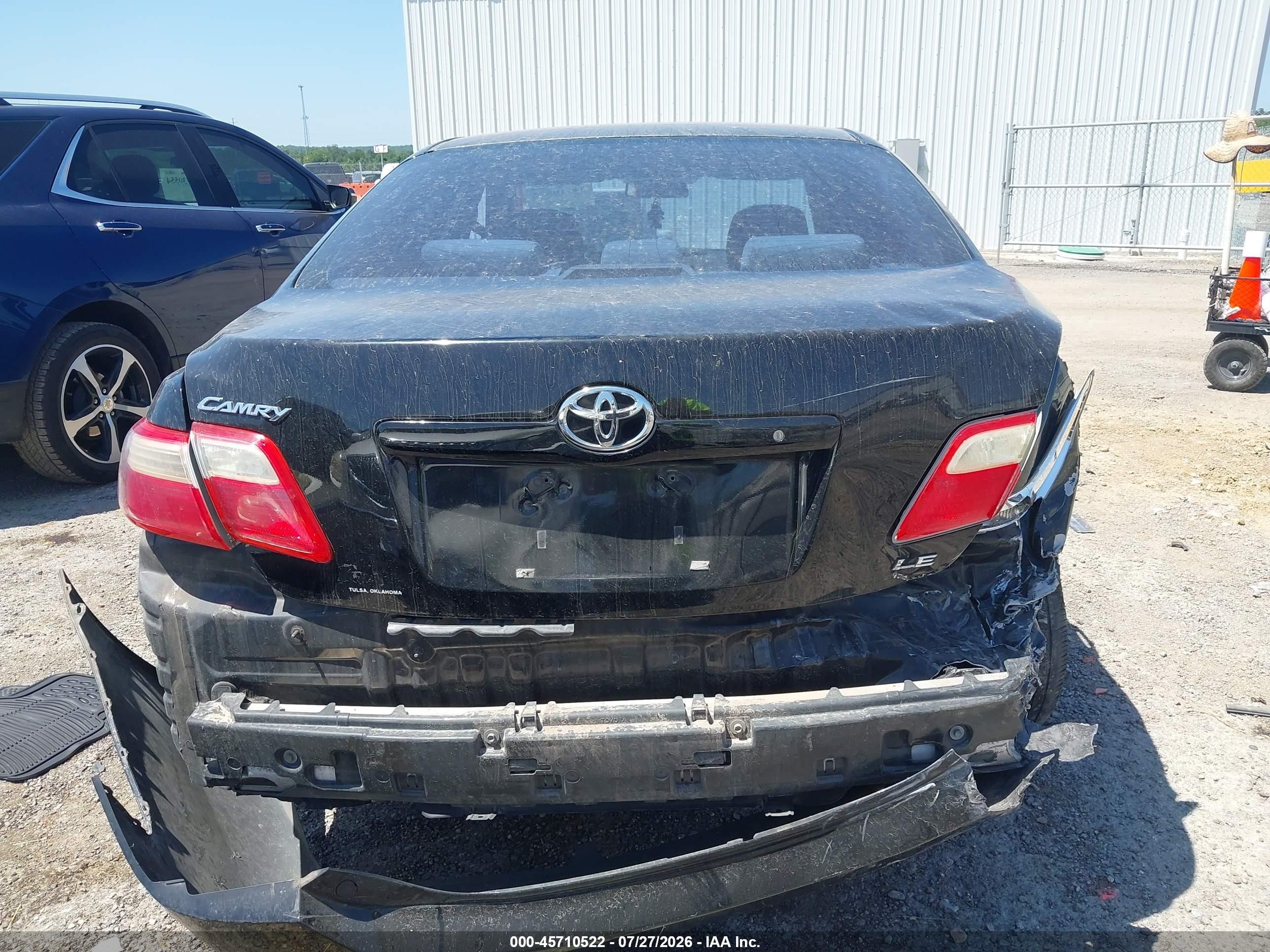 2009 Toyota Camry Le Black vin: 4T1BE46K29U366408