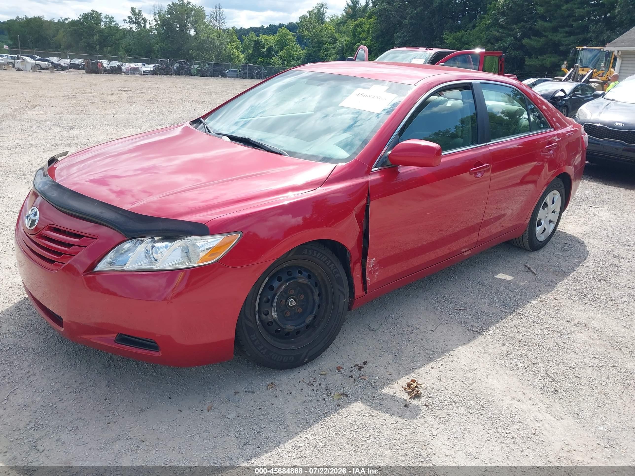 2009 Toyota Camry Le Red vin: 4T1BE46K29U378509