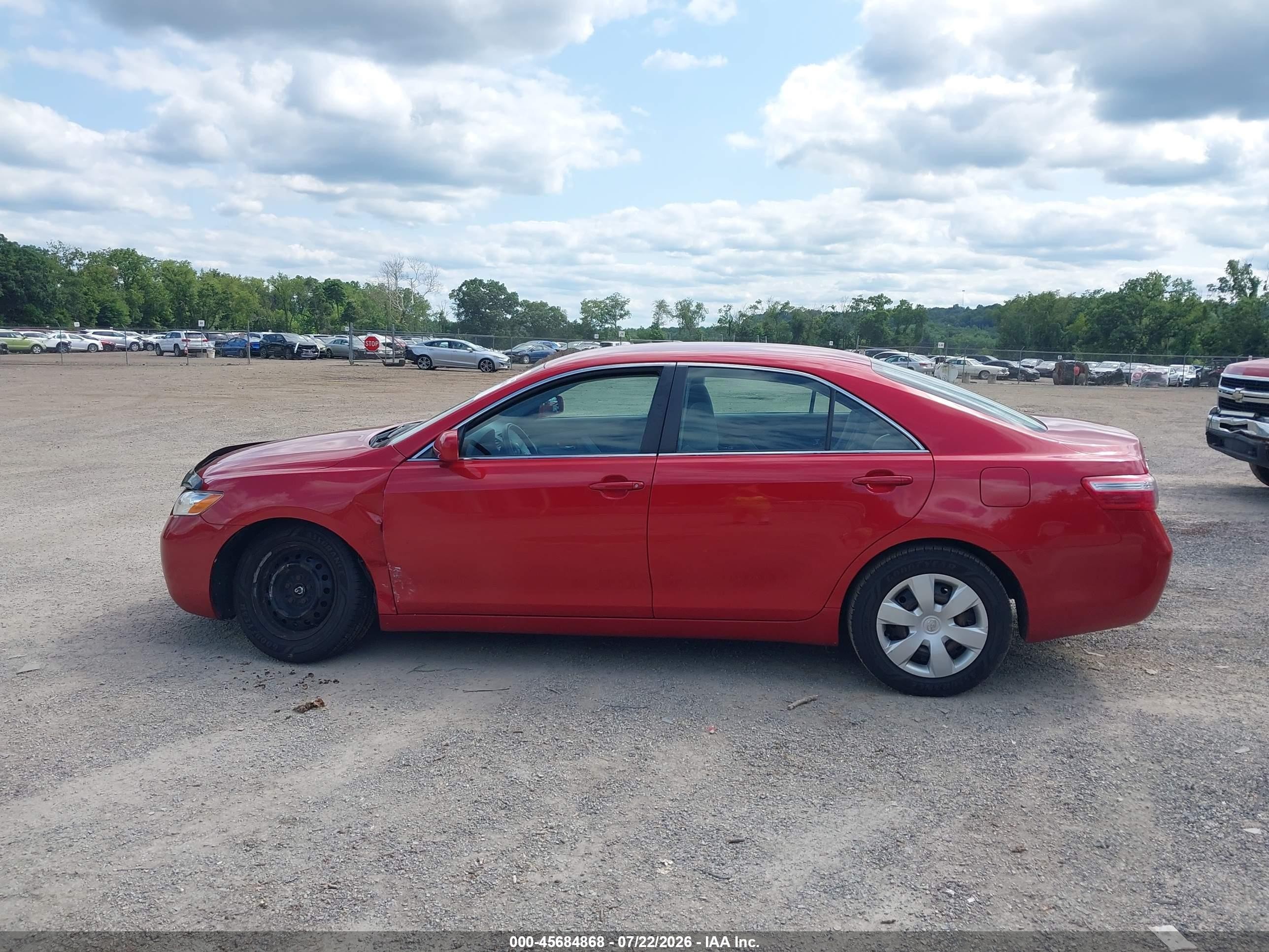 2009 Toyota Camry Le Red vin: 4T1BE46K29U378509