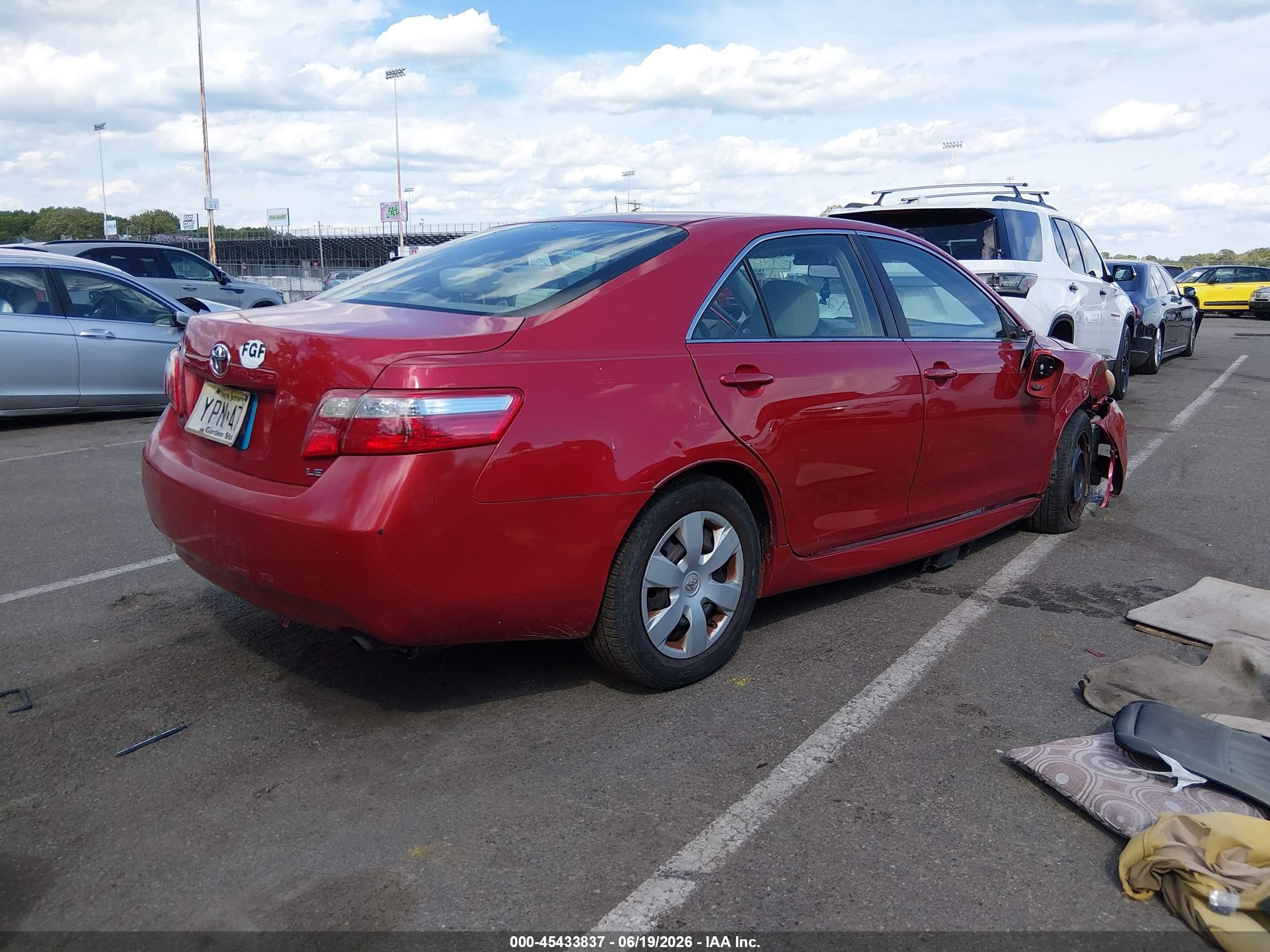 2009 Toyota Camry Le Red vin: 4T1BE46K29U392118