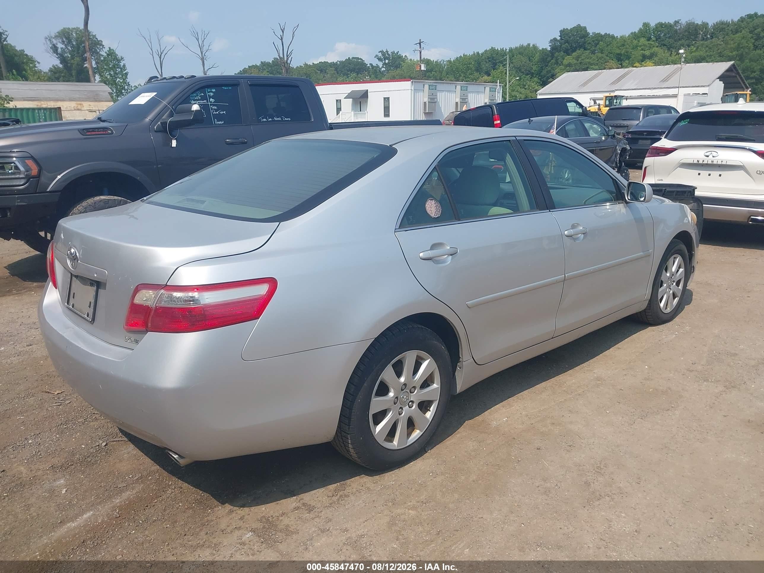 2009 Toyota Camry Xle Silver vin: 4T1BE46K29U411699