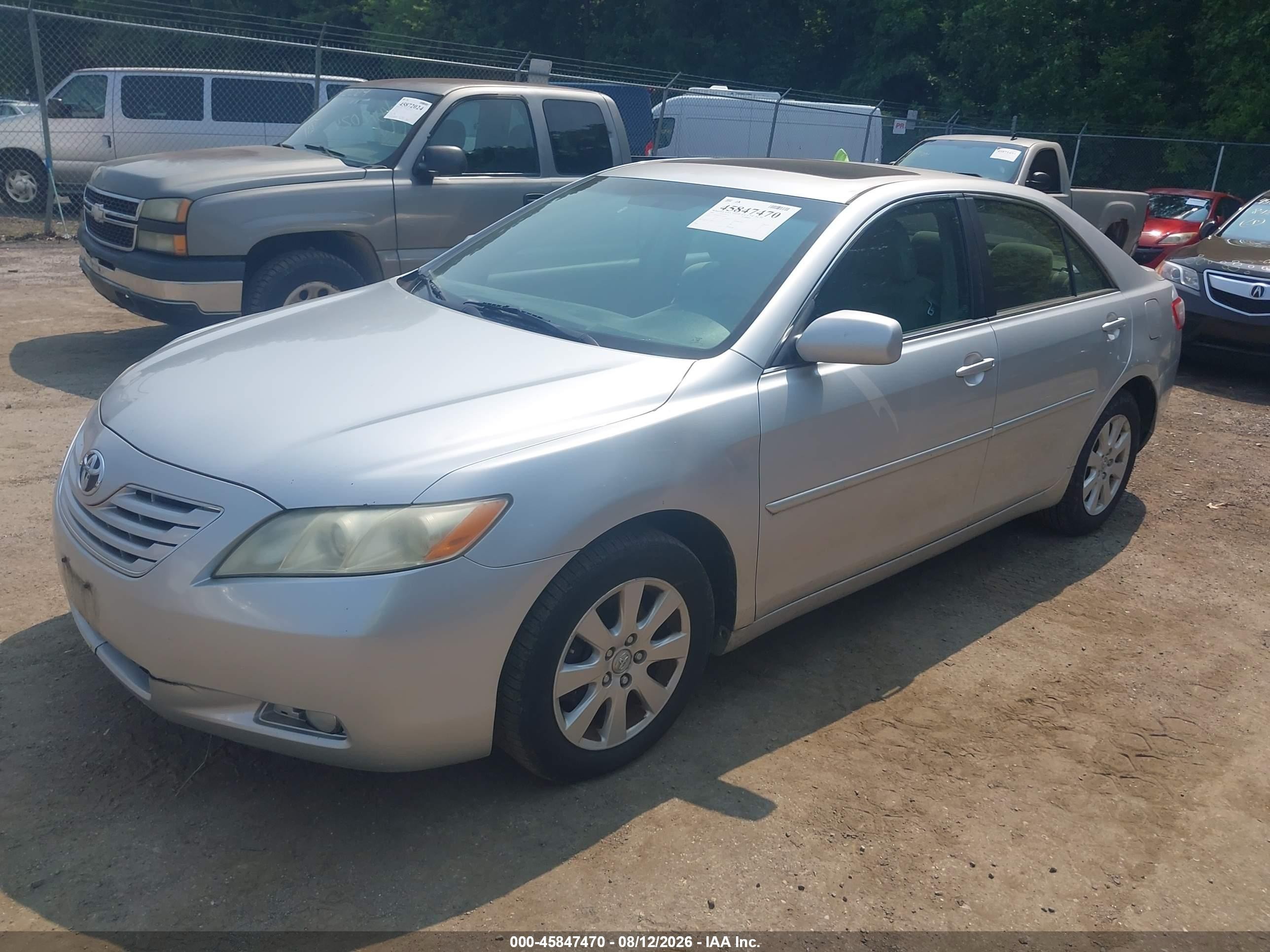 2009 Toyota Camry Xle Silver vin: 4T1BE46K29U411699