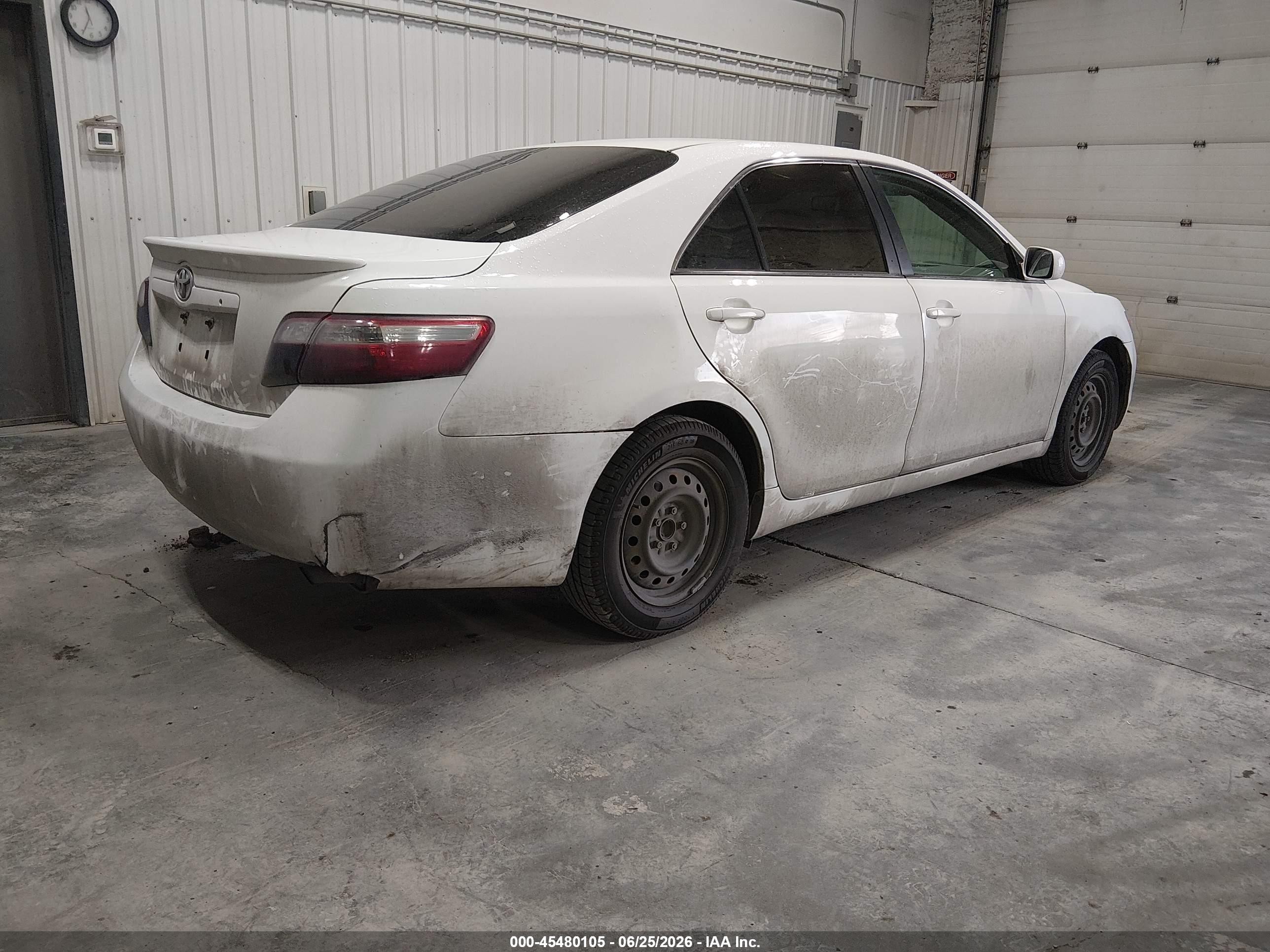 2009 Toyota Camry Le White vin: 4T1BE46K29U811486