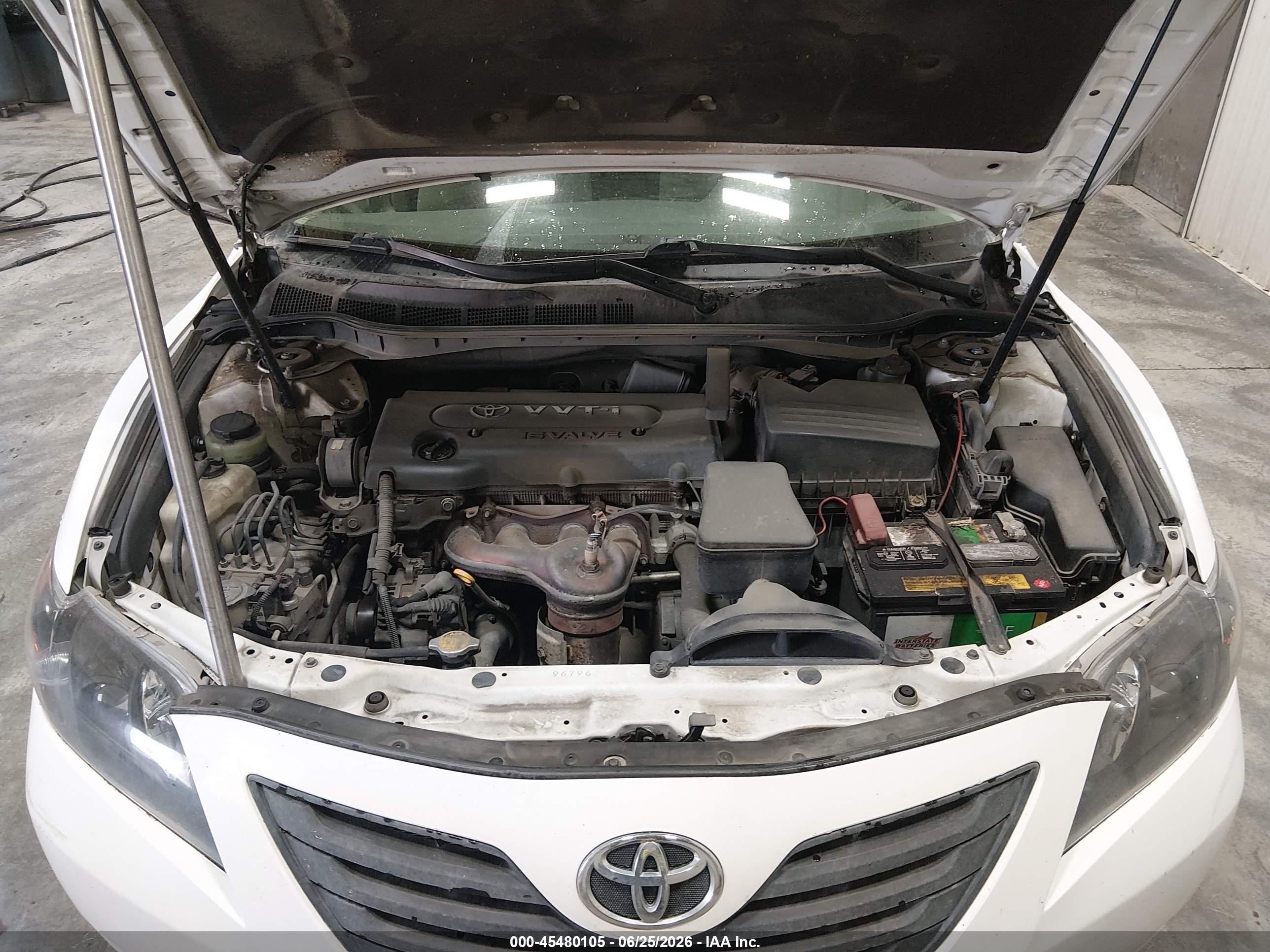2009 Toyota Camry Le White vin: 4T1BE46K29U811486