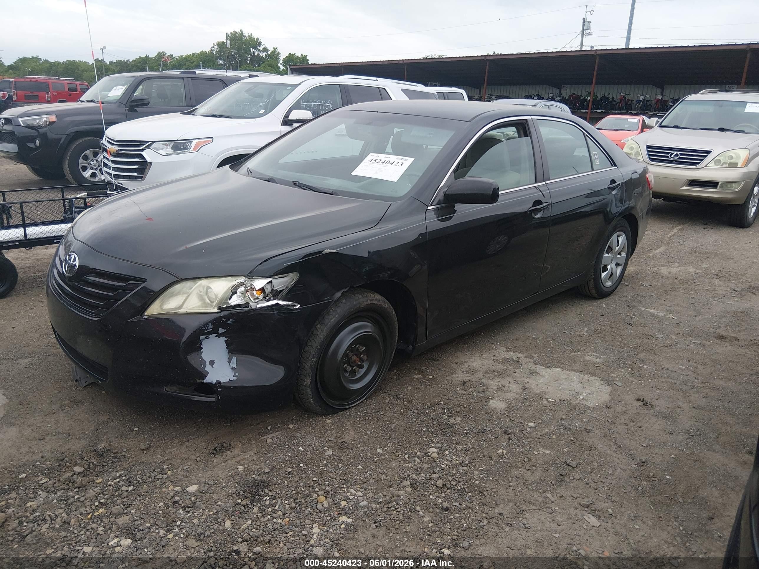 2009 Toyota Camry Le Black vin: 4T1BE46K29U825470