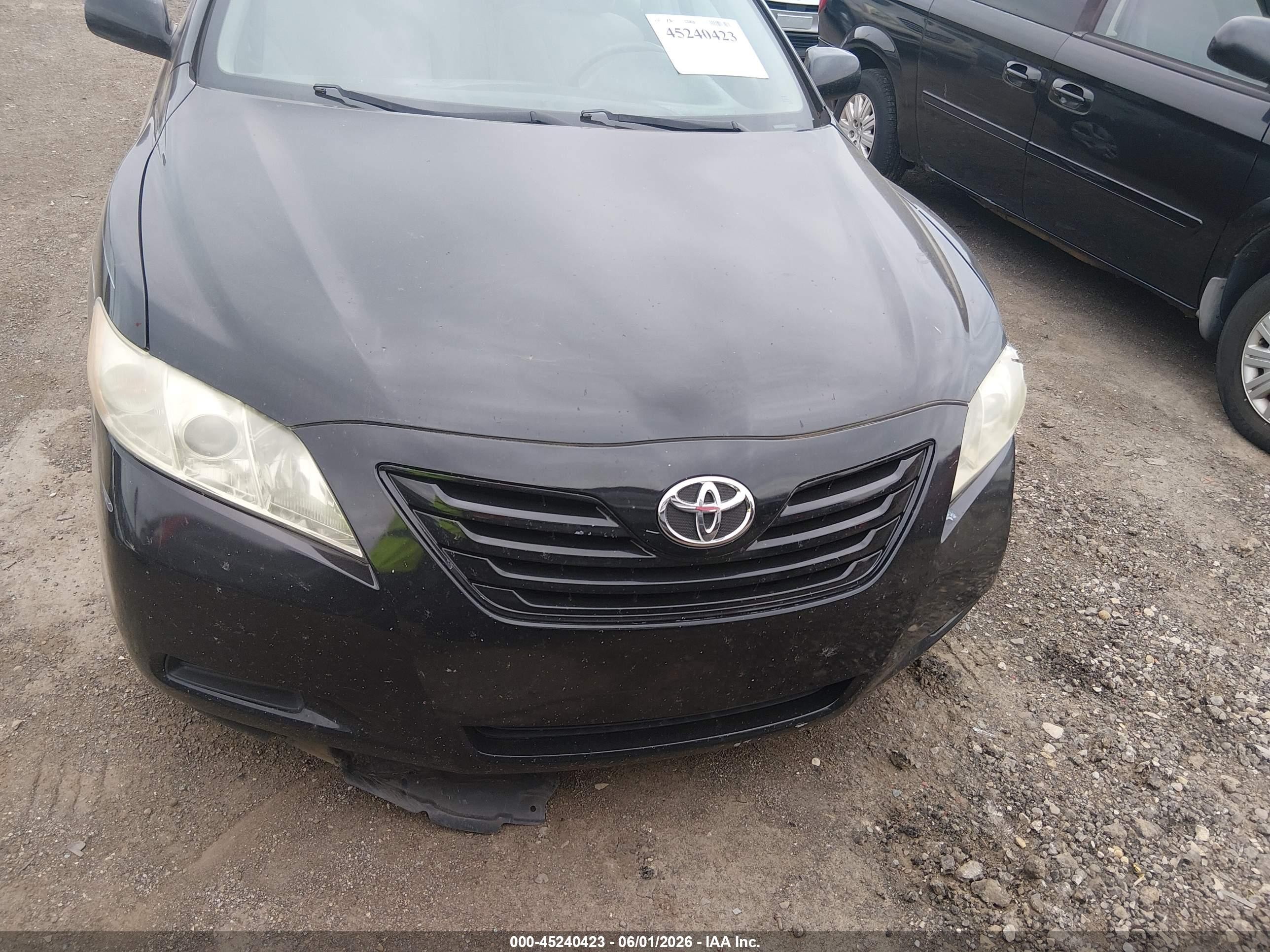 2009 Toyota Camry Le Black vin: 4T1BE46K29U825470
