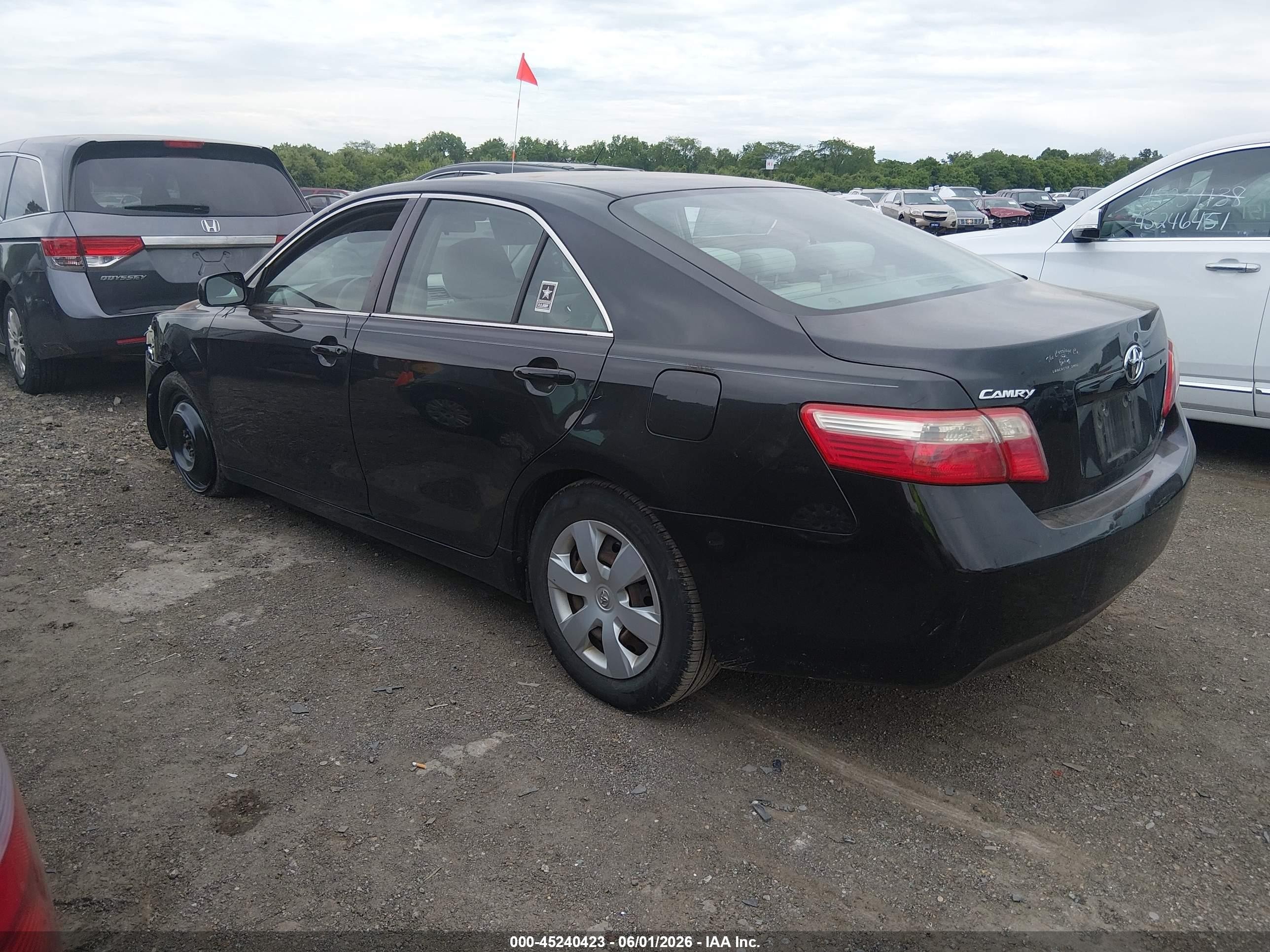 2009 Toyota Camry Le Black vin: 4T1BE46K29U825470
