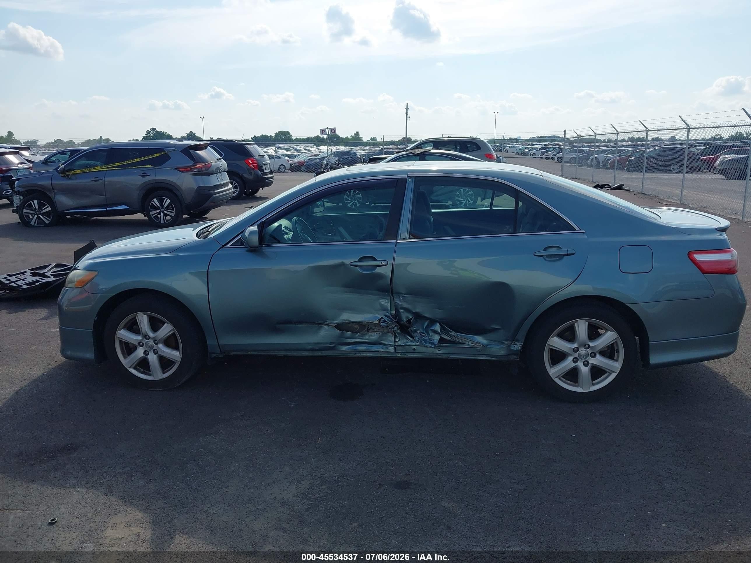 2009 Toyota Camry Se Blue vin: 4T1BE46K29U829888