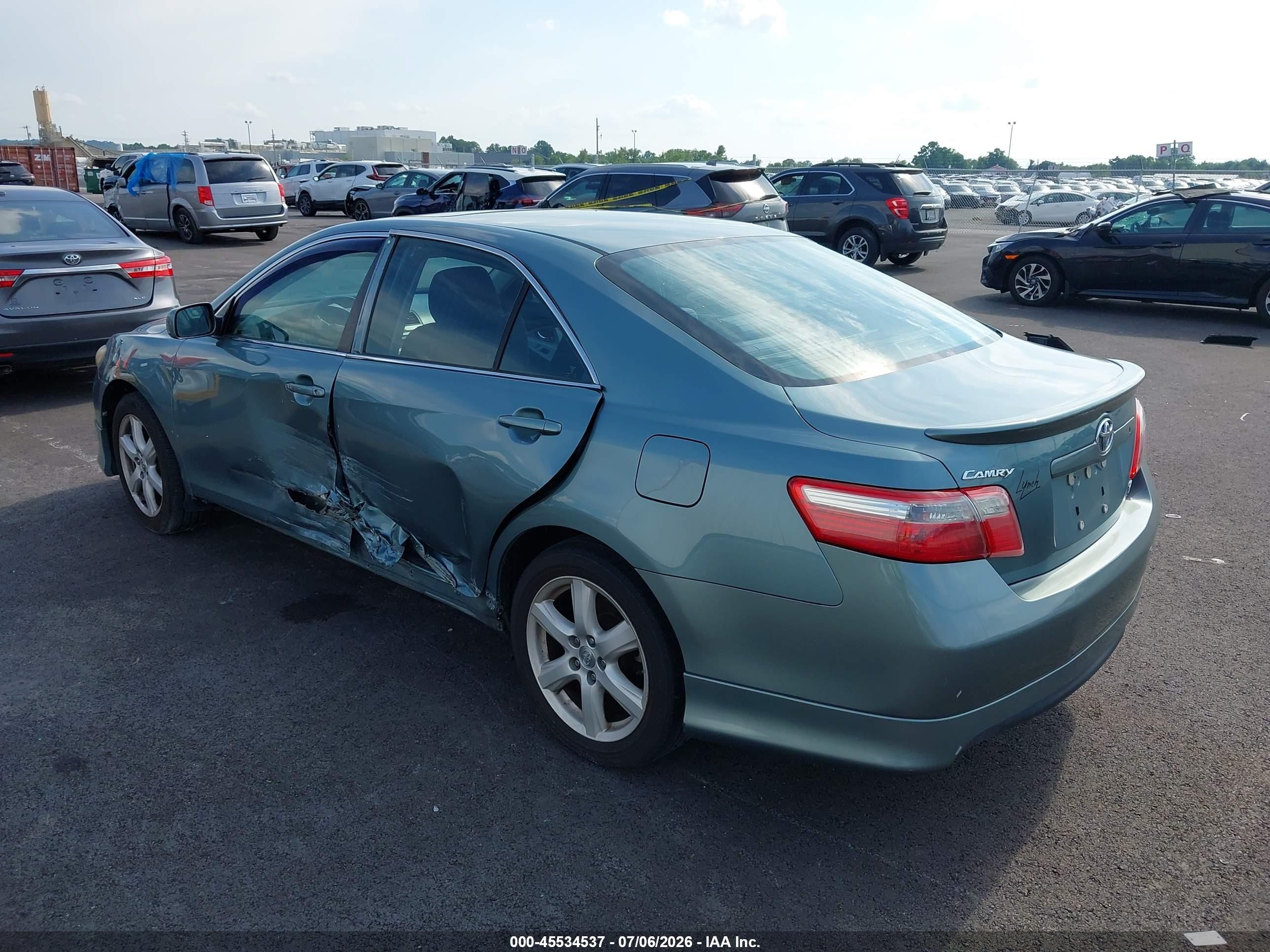 2009 Toyota Camry Se Blue vin: 4T1BE46K29U829888