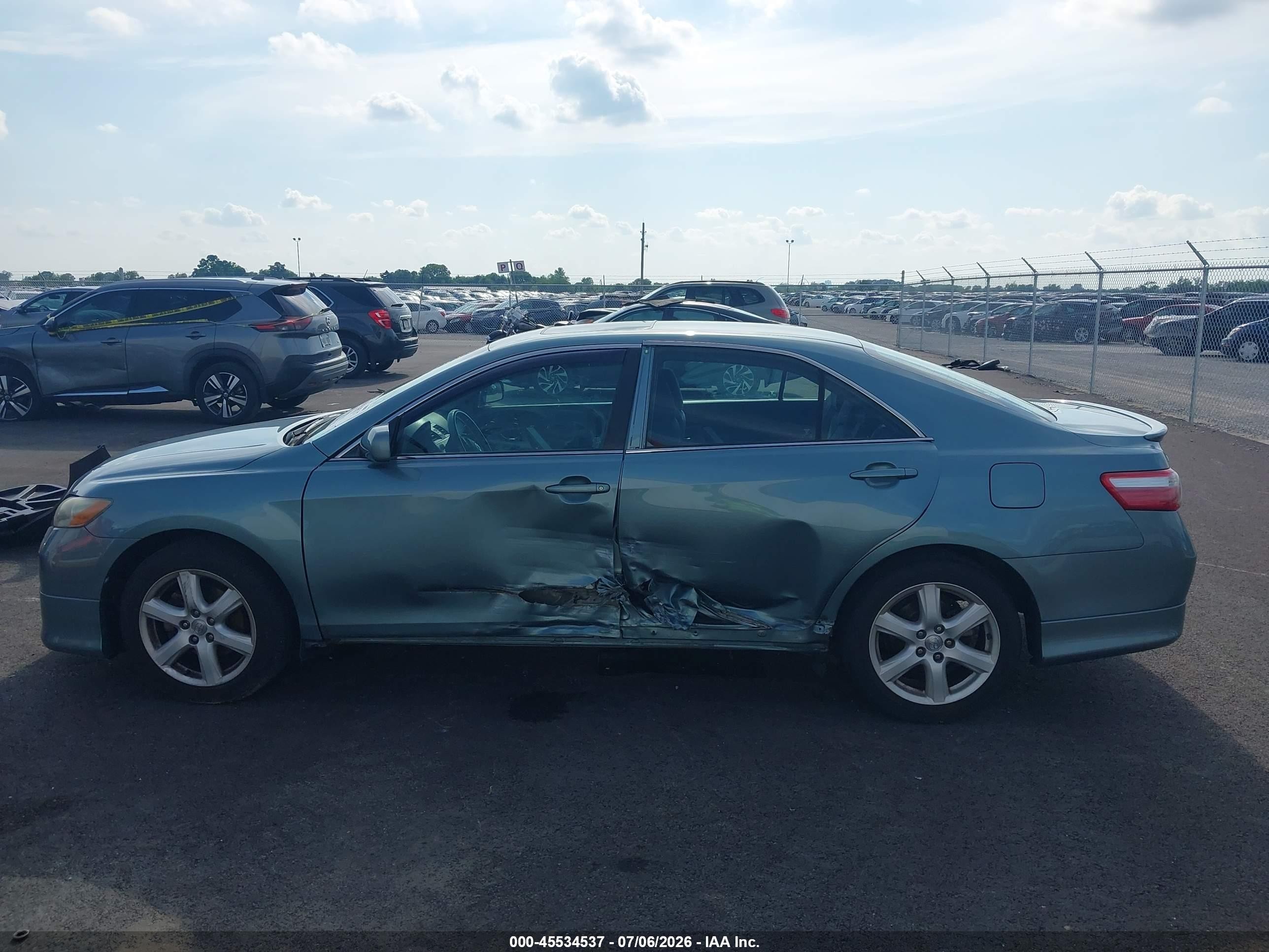 2009 Toyota Camry Se Blue vin: 4T1BE46K29U829888