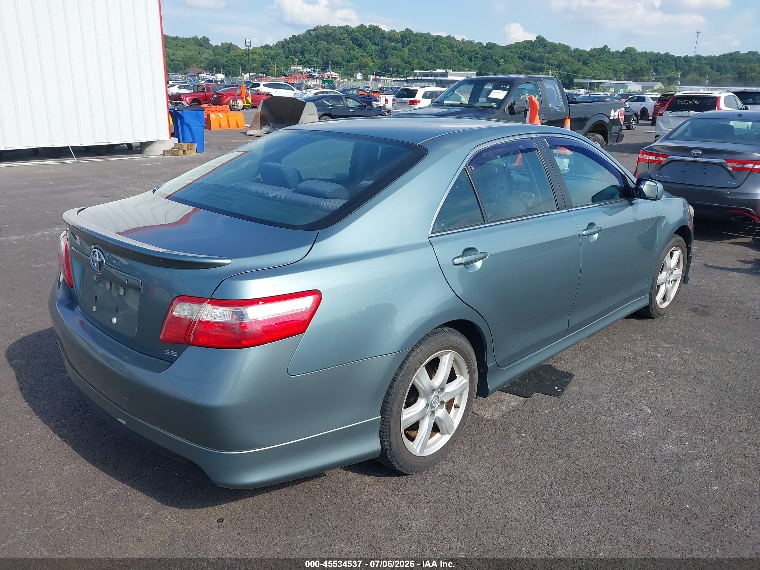 2009 Toyota Camry Se Blue vin: 4T1BE46K29U829888