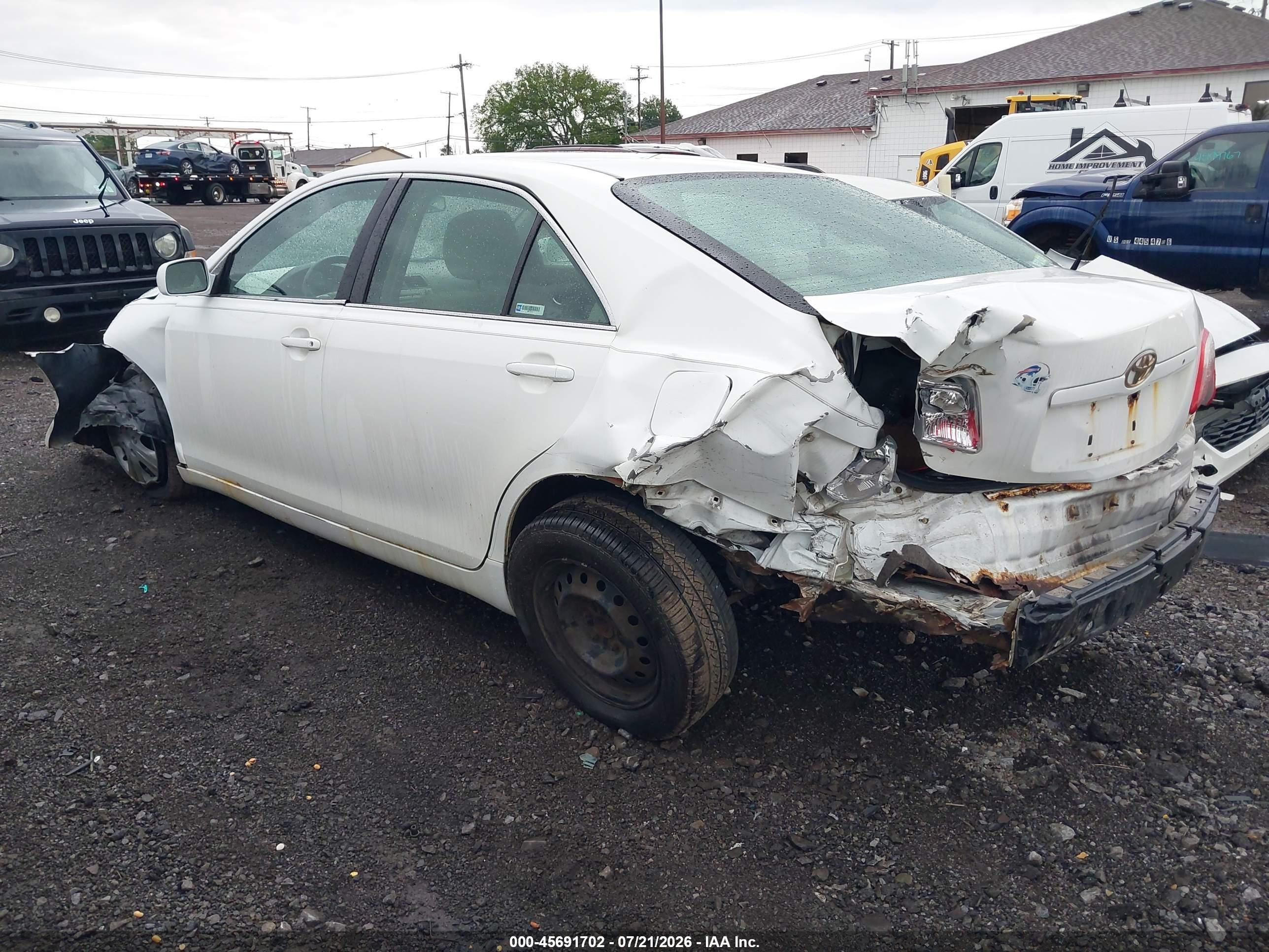 2009 Toyota Camry Le Белый vin: 4T1BE46K29U843919