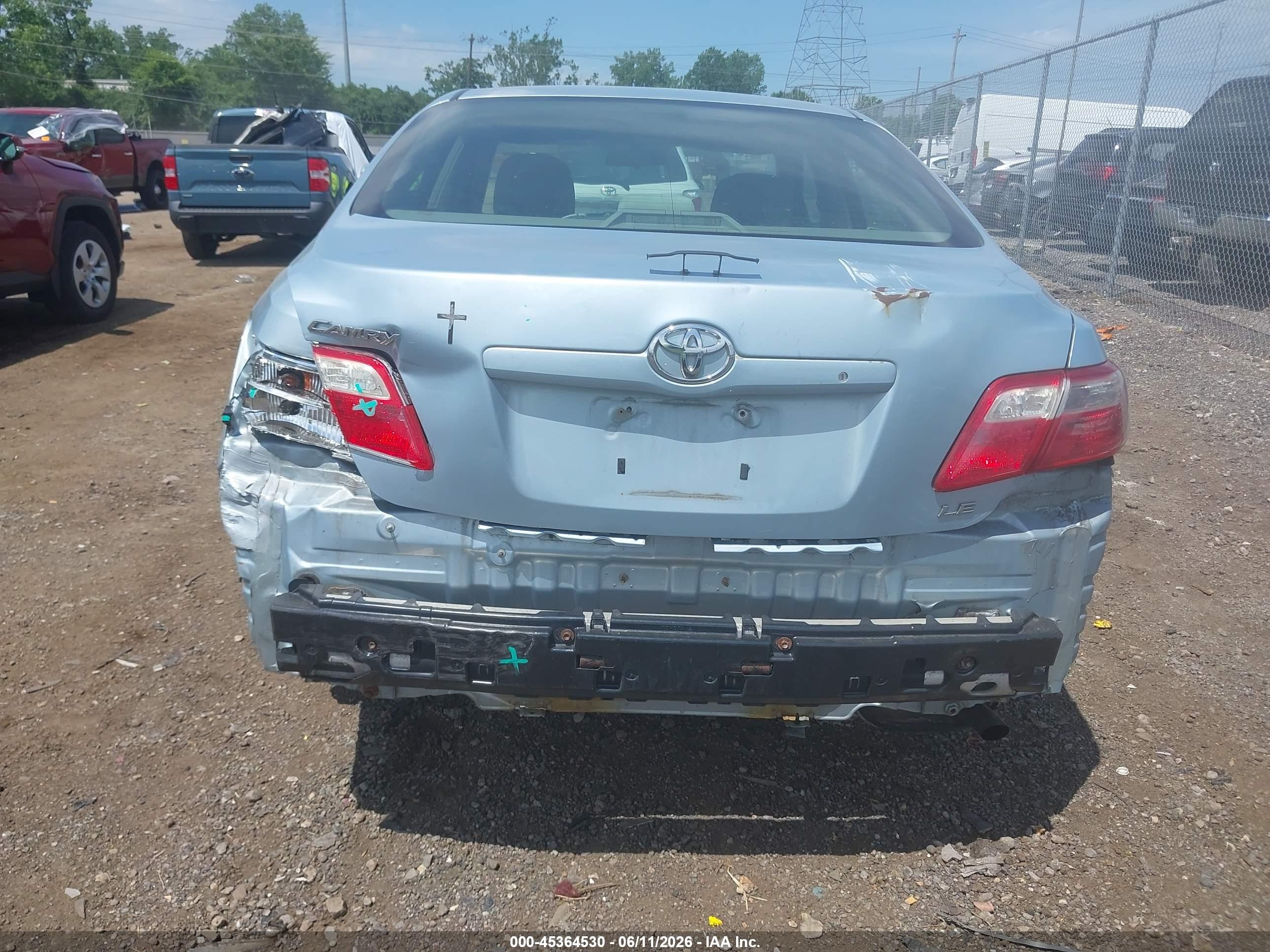 2009 Toyota Camry Le Light Blue vin: 4T1BE46K29U877343