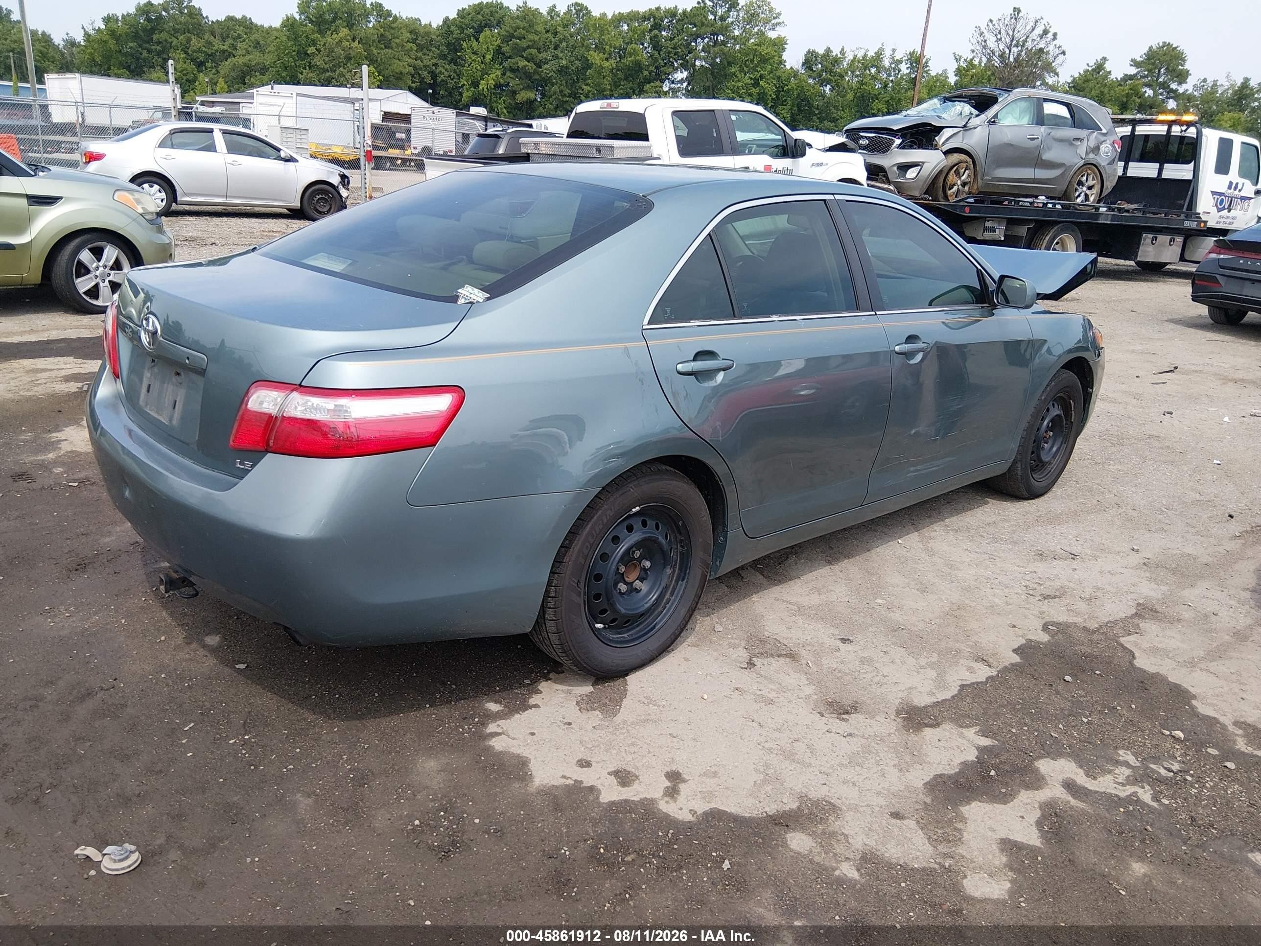 2009 Toyota Camry Le Green vin: 4T1BE46K29U904637