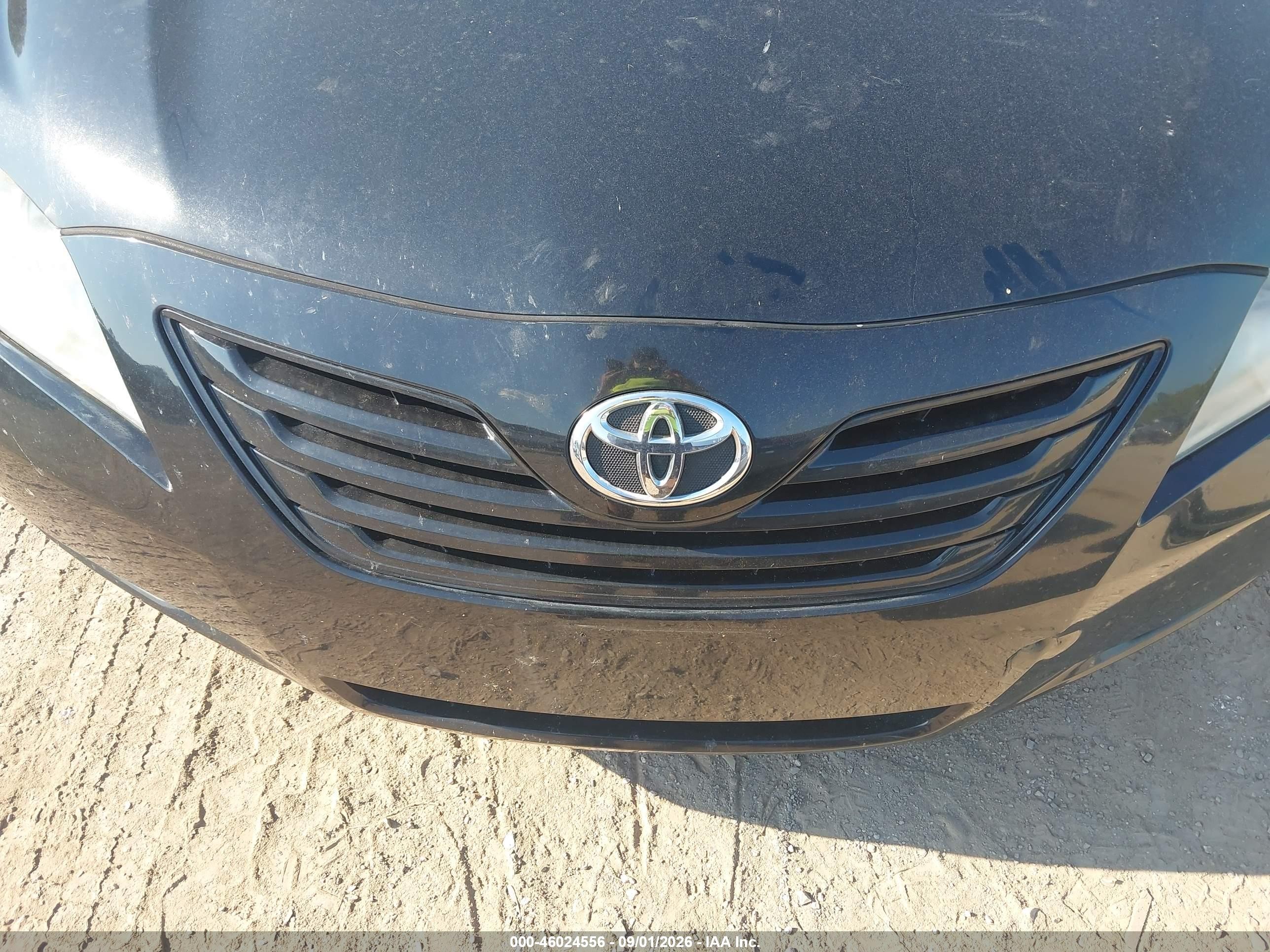 2007 Toyota Camry Le Черный vin: 4T1BE46K37U026374