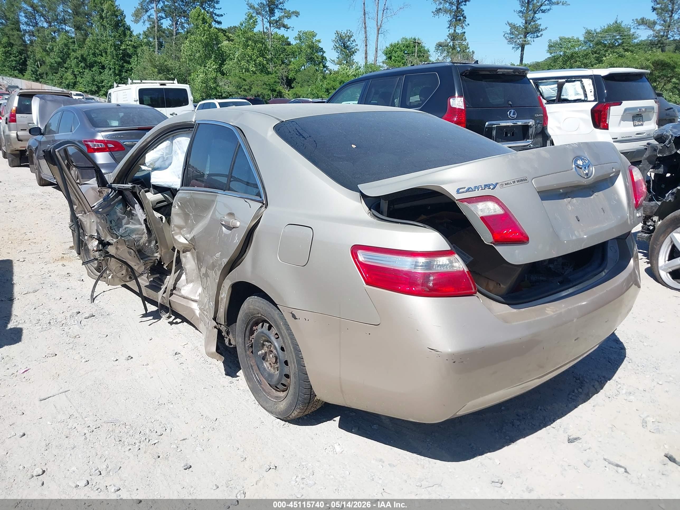 2007 Toyota Camry Ce Tan vin: 4T1BE46K37U027749