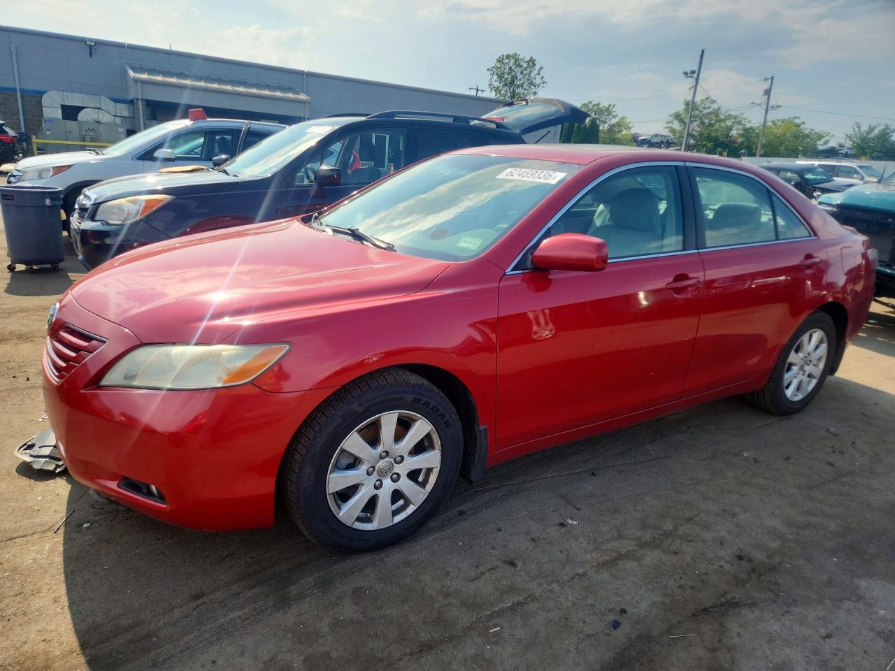 2007 Toyota Camry Xle Red vin: 4T1BE46K37U051369