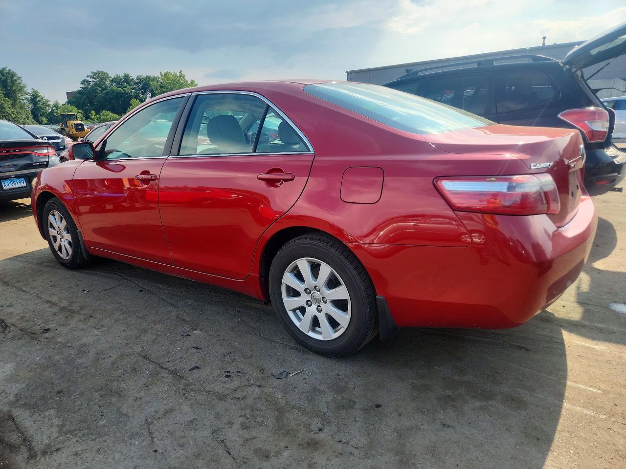 2007 Toyota Camry Xle Красный vin: 4T1BE46K37U051369