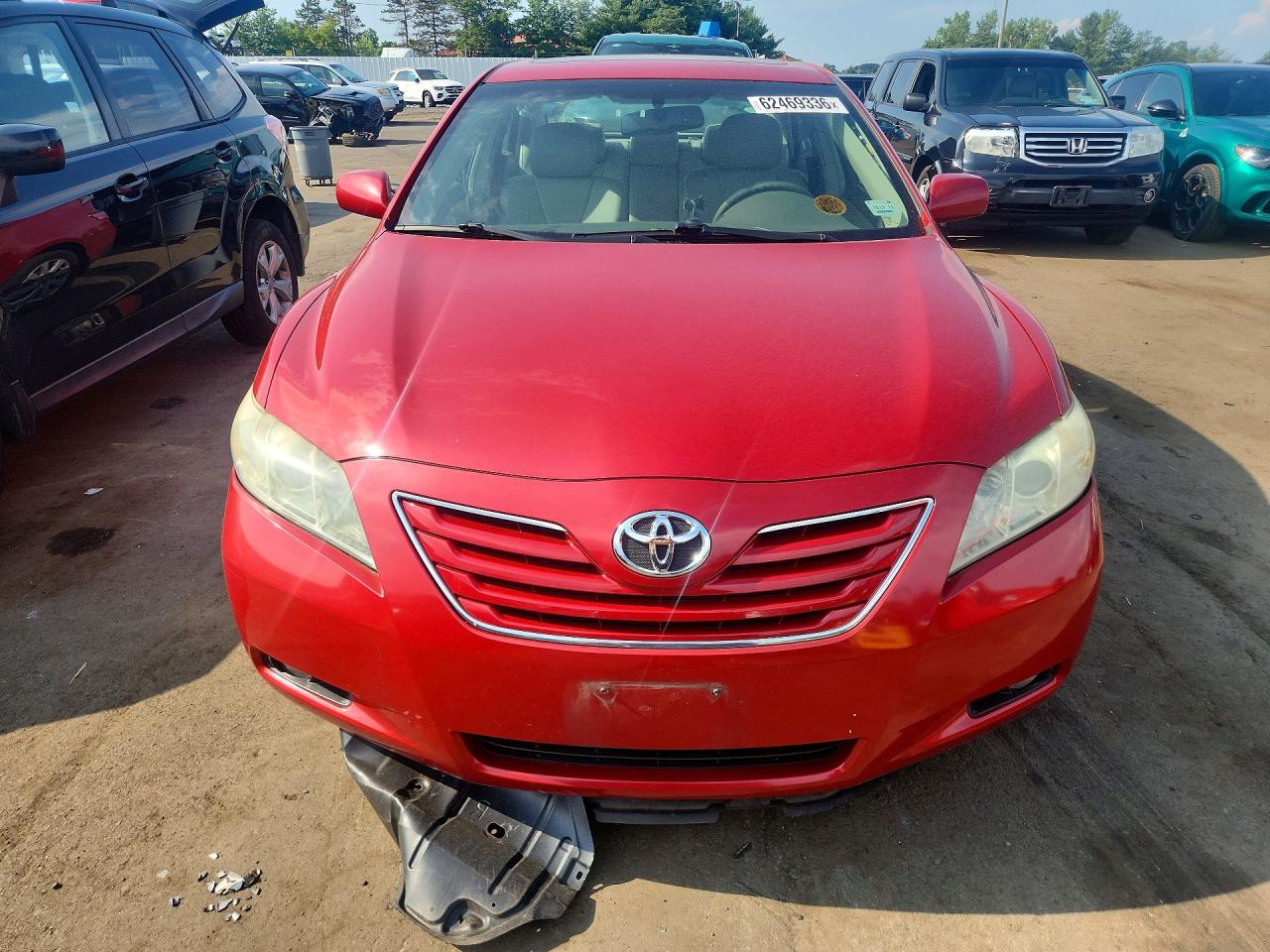 2007 Toyota Camry Xle Красный vin: 4T1BE46K37U051369