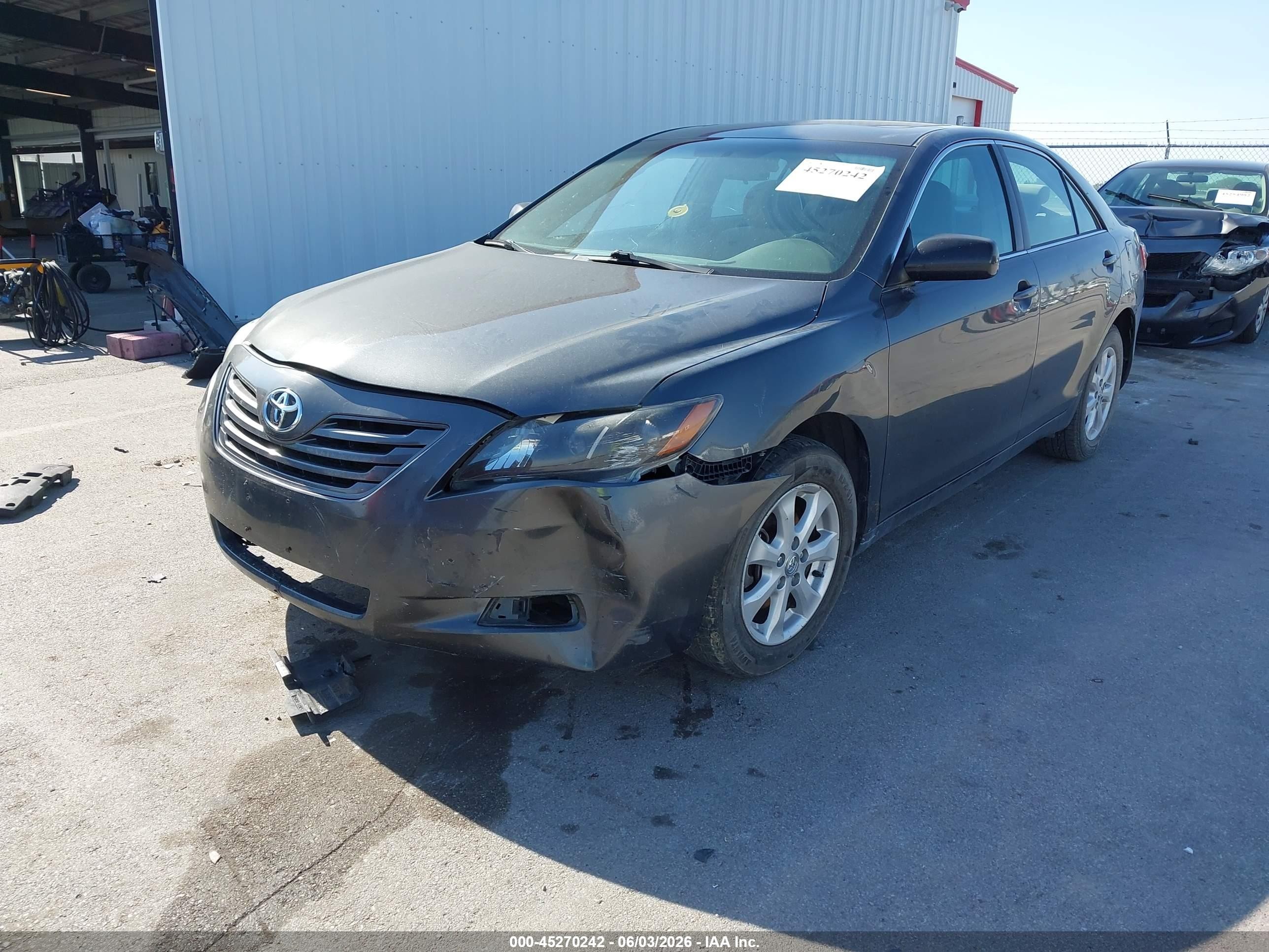 2007 Toyota Camry Le Gray vin: 4T1BE46K37U054045