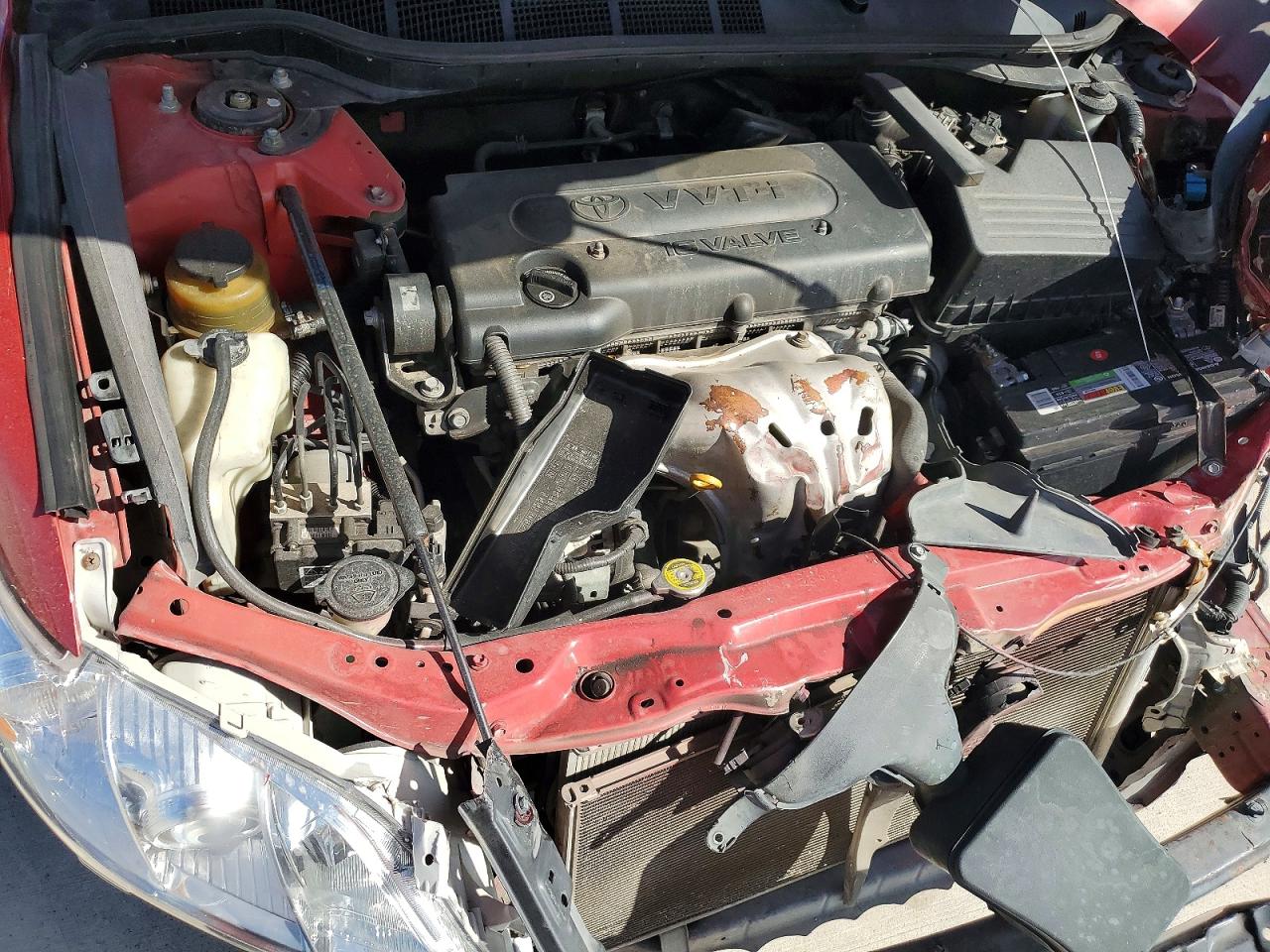 2007 Toyota Camry Le Red vin: 4T1BE46K37U067622