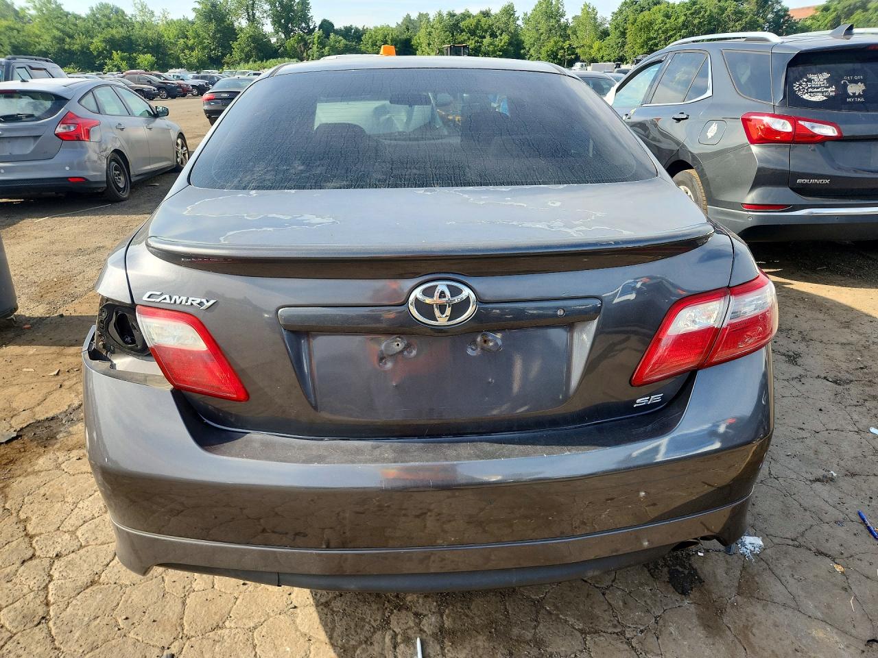 2007 Toyota Camry Se Gray vin: 4T1BE46K37U095579
