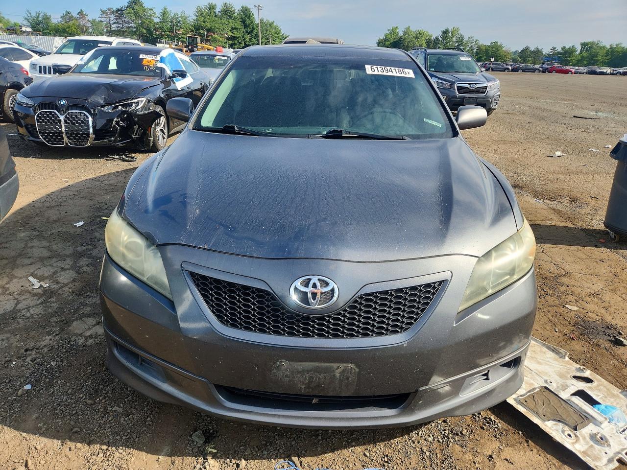 2007 Toyota Camry Se Gray vin: 4T1BE46K37U095579