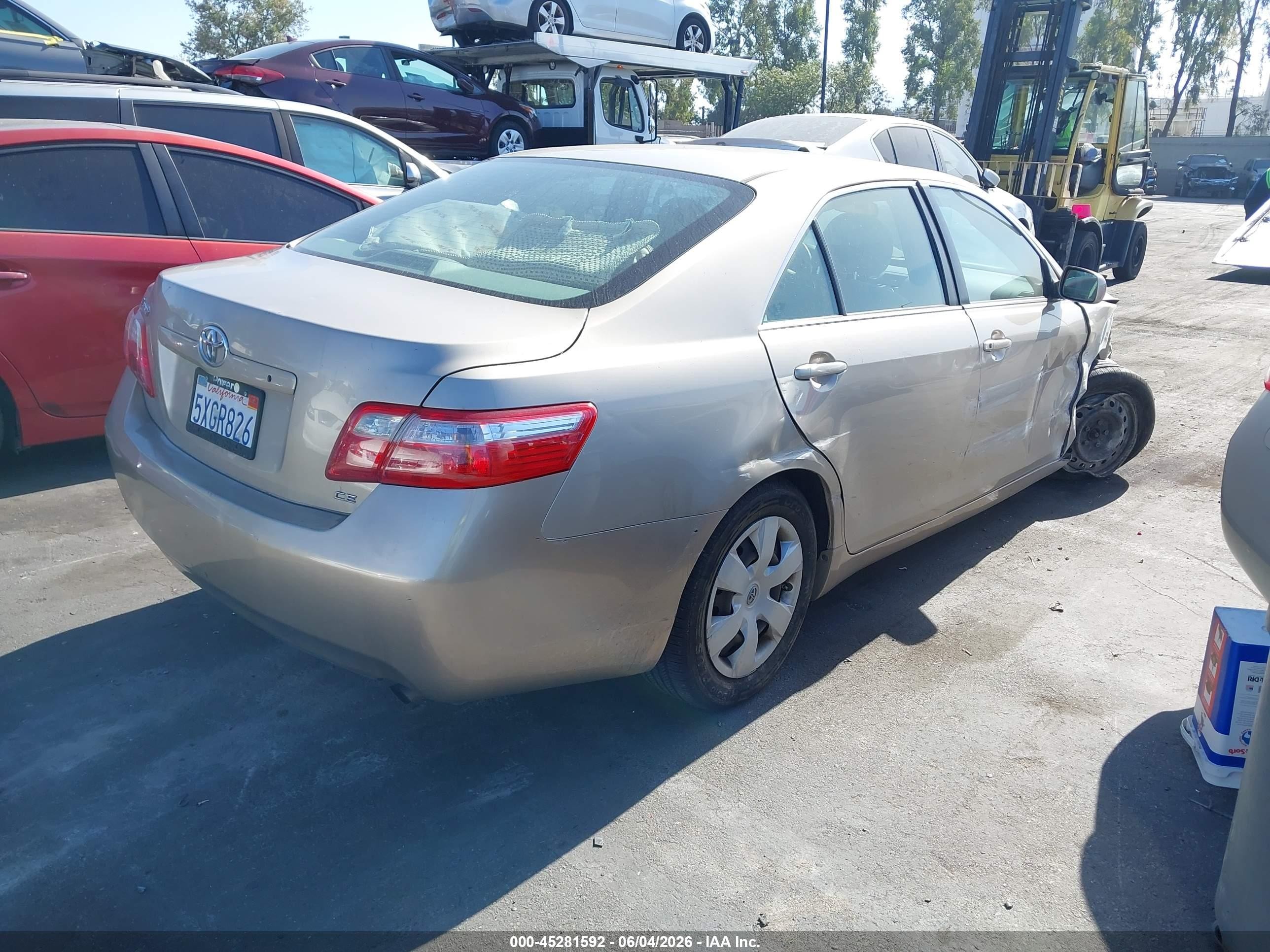 2007 Toyota Camry Ce Gold vin: 4T1BE46K37U103695