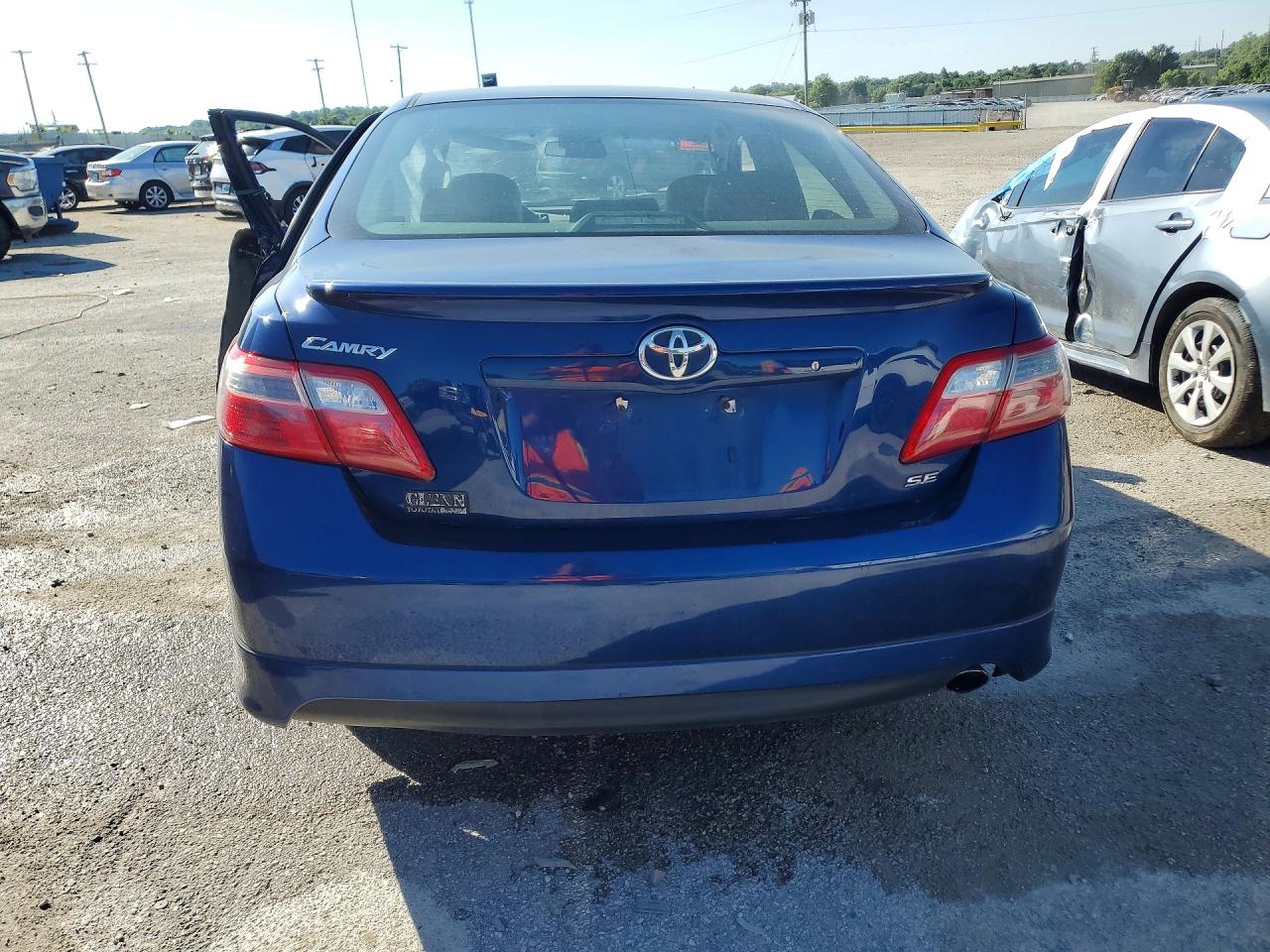 2007 Toyota Camry Se Blue vin: 4T1BE46K37U110226