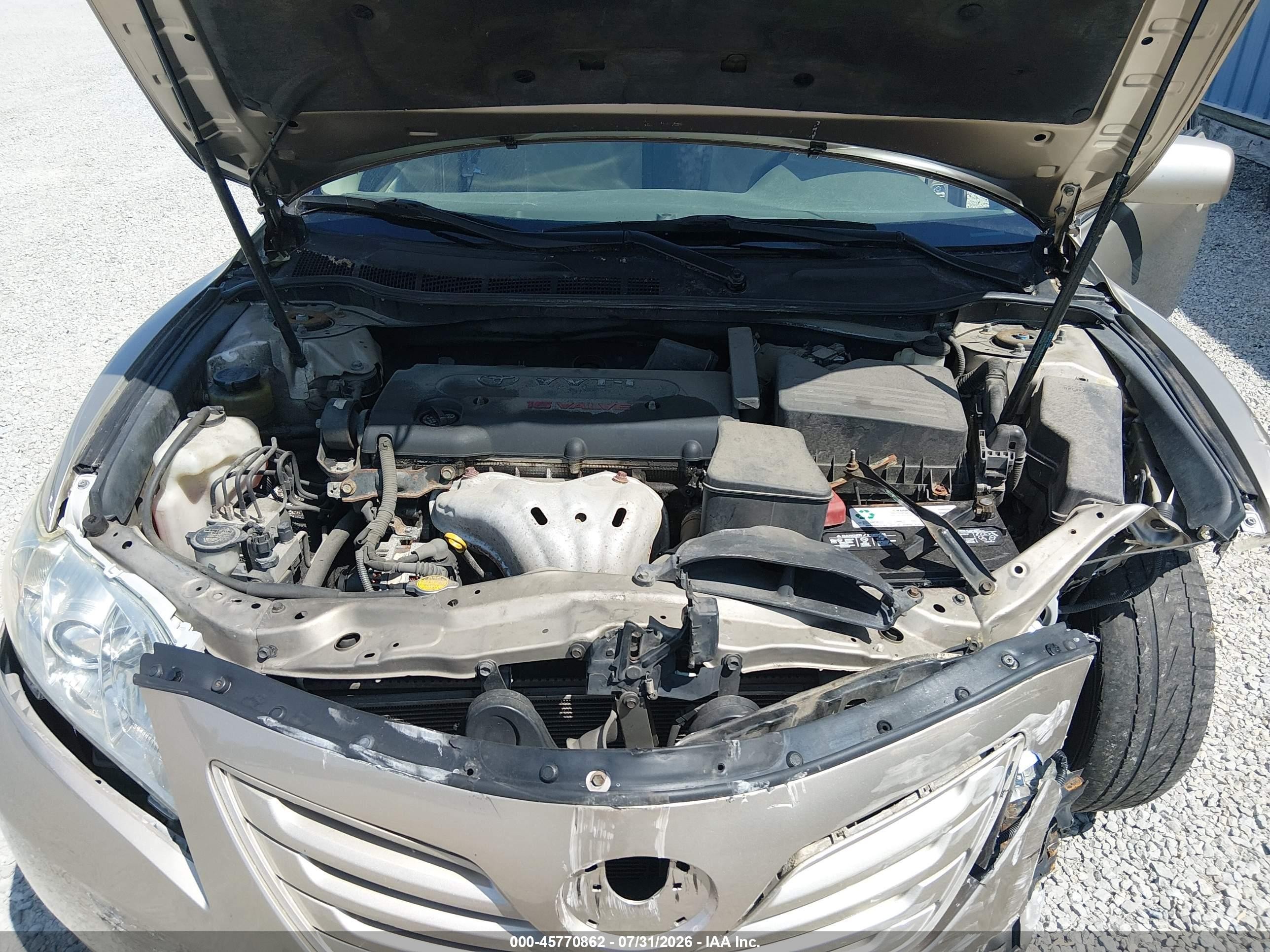 2007 Toyota Camry Le Gold vin: 4T1BE46K37U112283