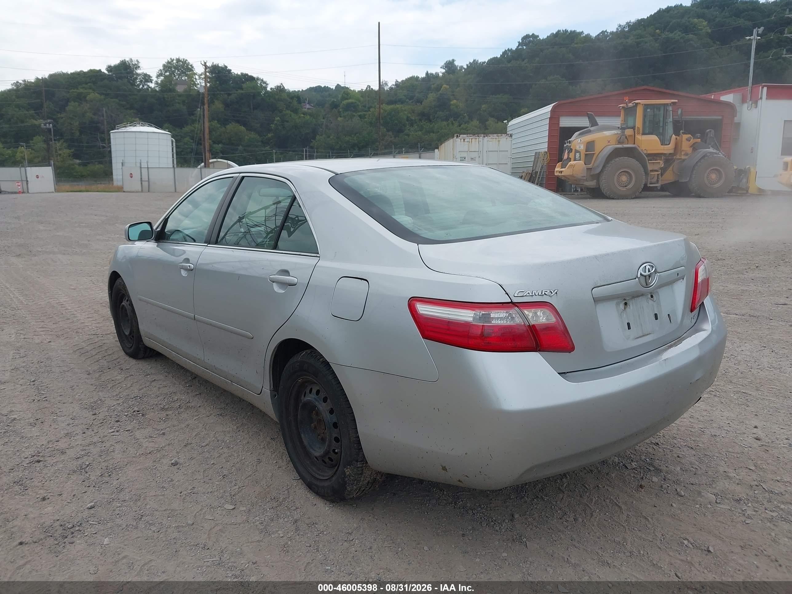 2007 Toyota Camry Le Silver vin: 4T1BE46K37U115250