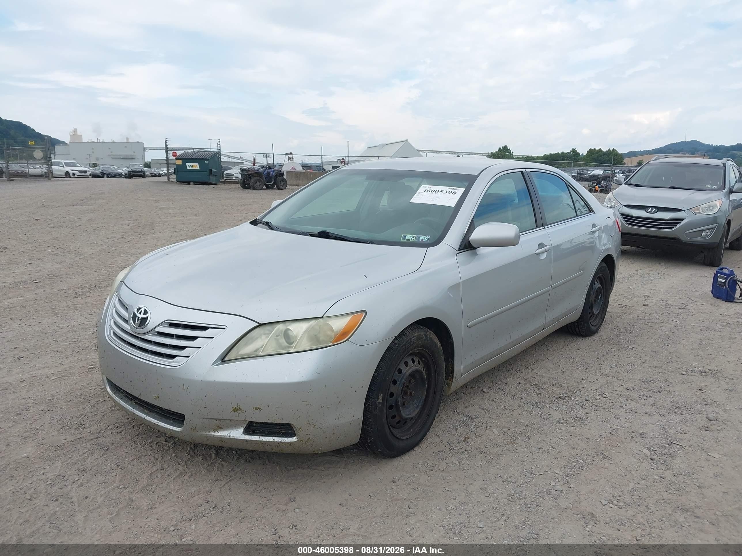 2007 Toyota Camry Le Silver vin: 4T1BE46K37U115250