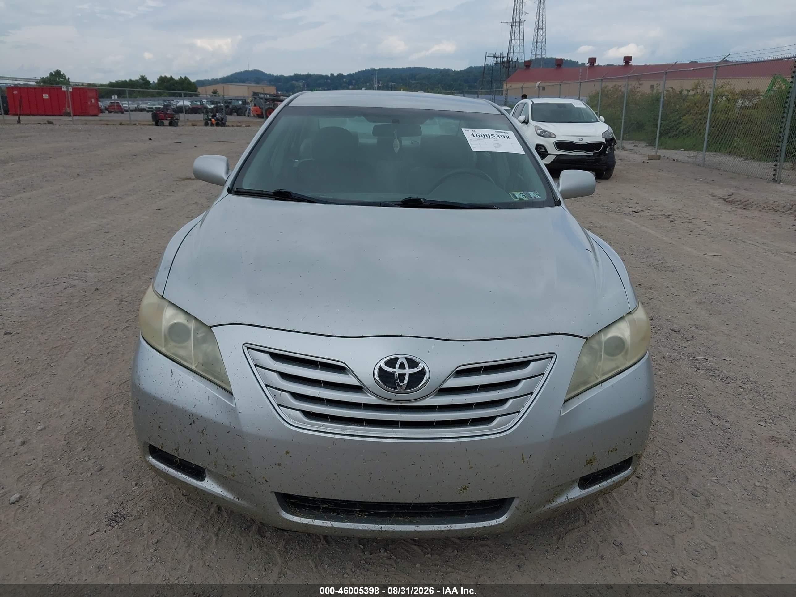 2007 Toyota Camry Le Silver vin: 4T1BE46K37U115250