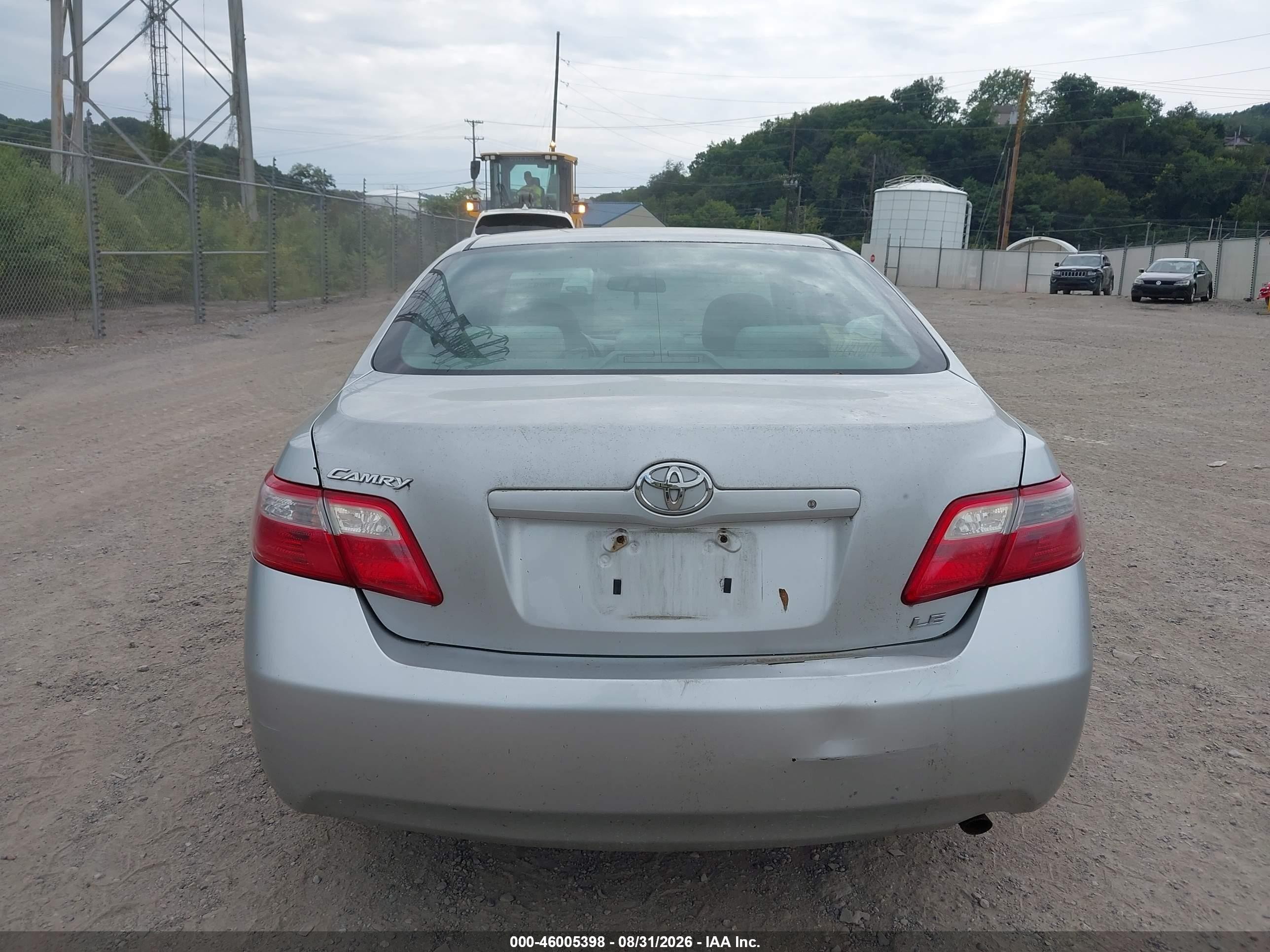 2007 Toyota Camry Le Silver vin: 4T1BE46K37U115250