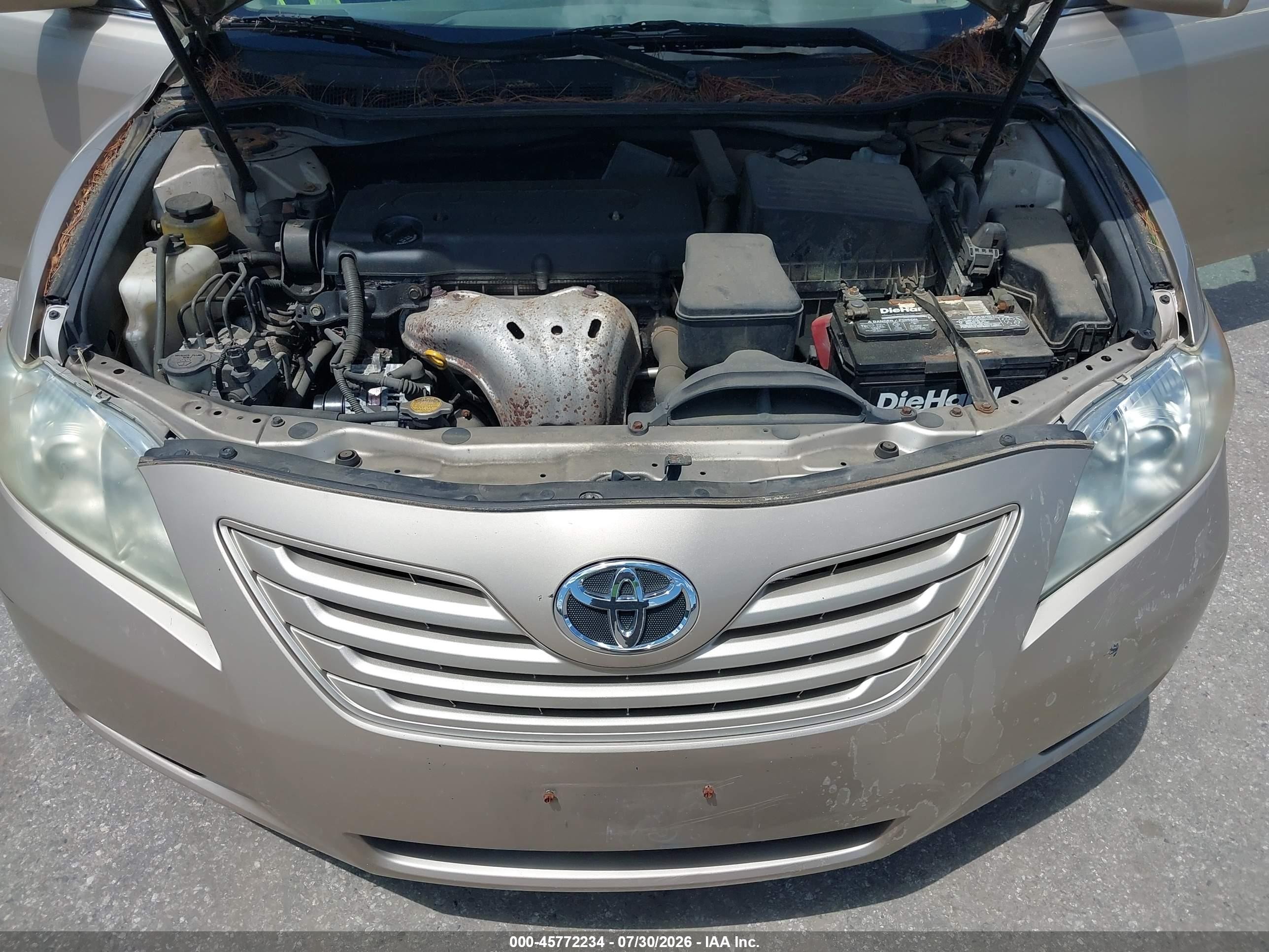 2007 Toyota Camry Le Gold vin: 4T1BE46K37U122294
