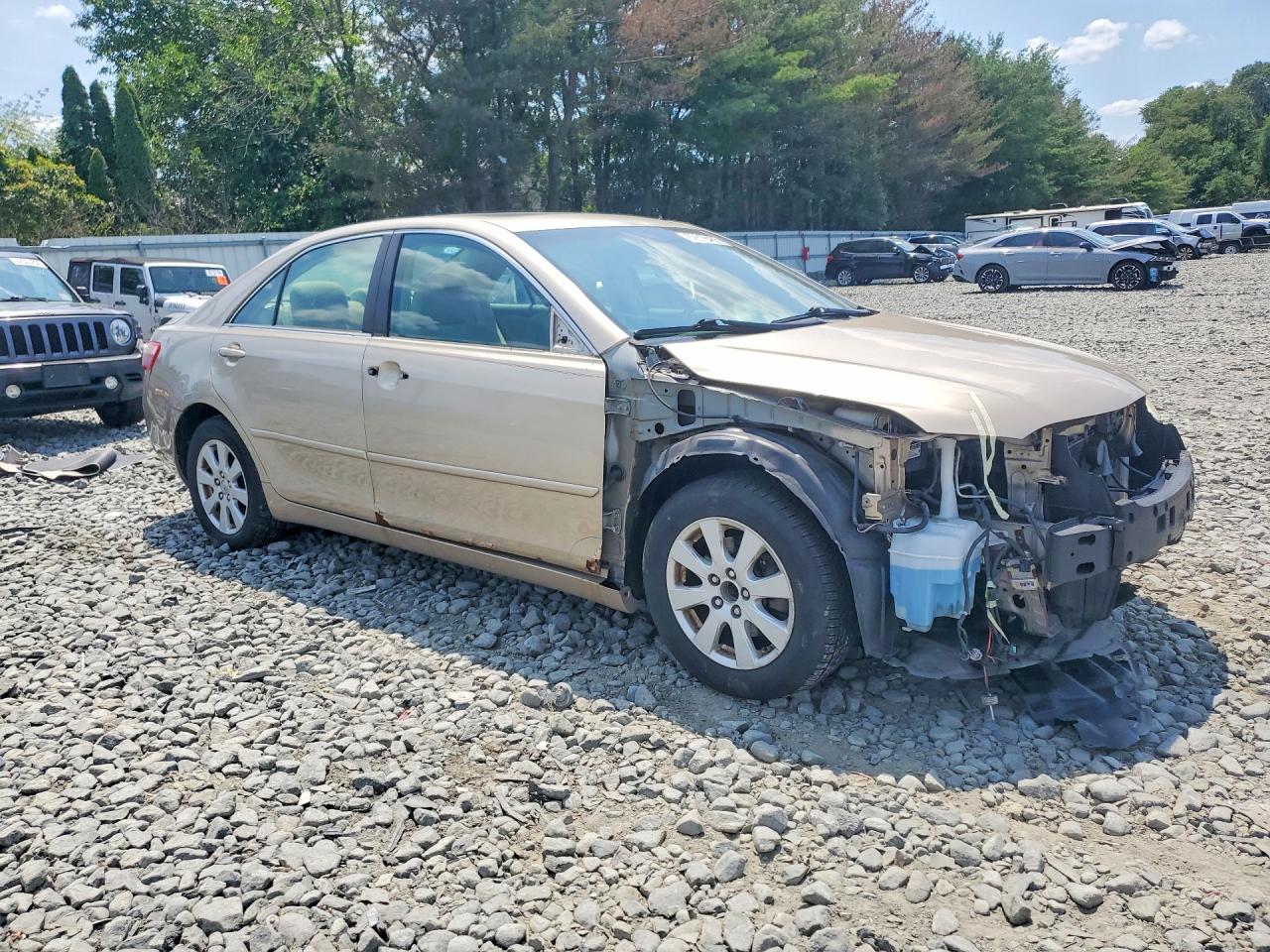 2007 Toyota Camry Xle Желто-коричневый vin: 4T1BE46K37U141623