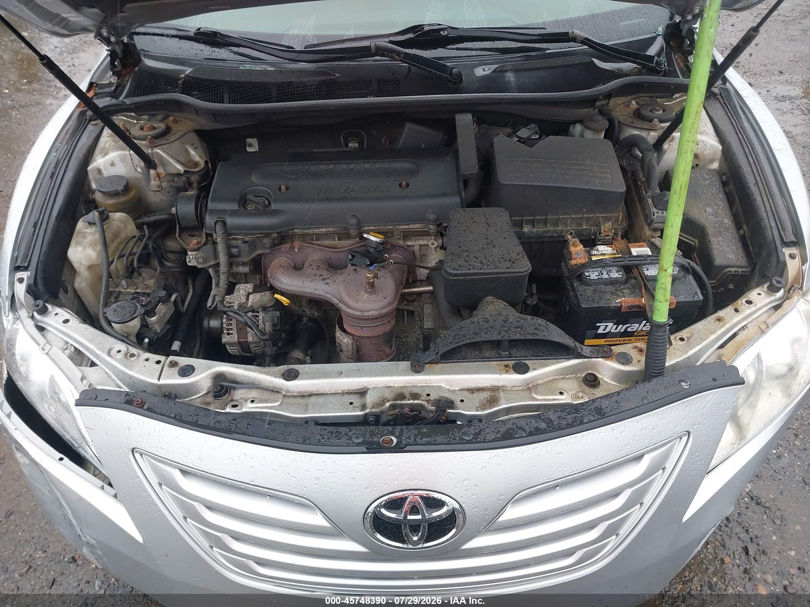2007 Toyota Camry Le Silver vin: 4T1BE46K37U150628