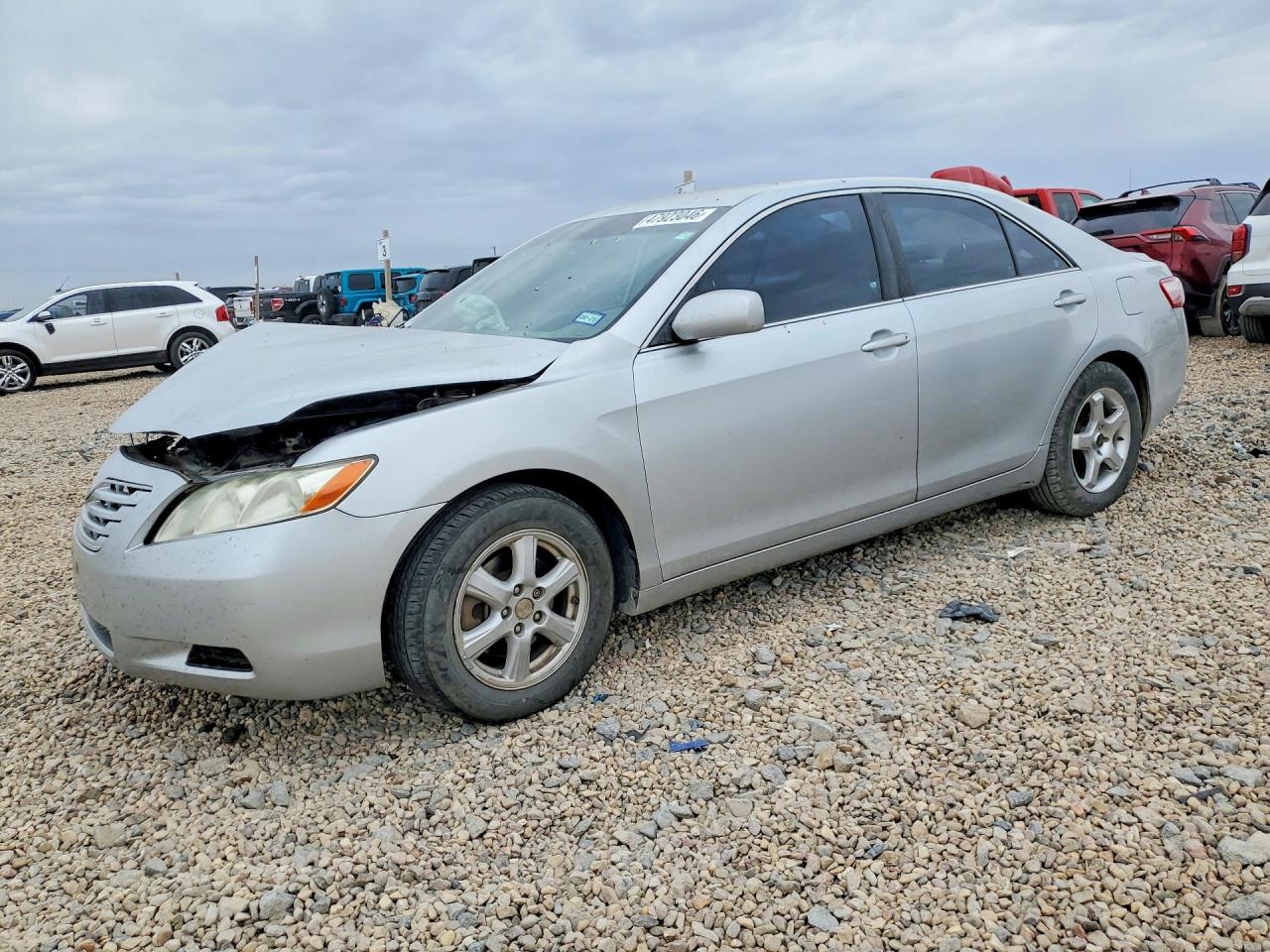 2007 Toyota Camry Le Silver vin: 4T1BE46K37U165050