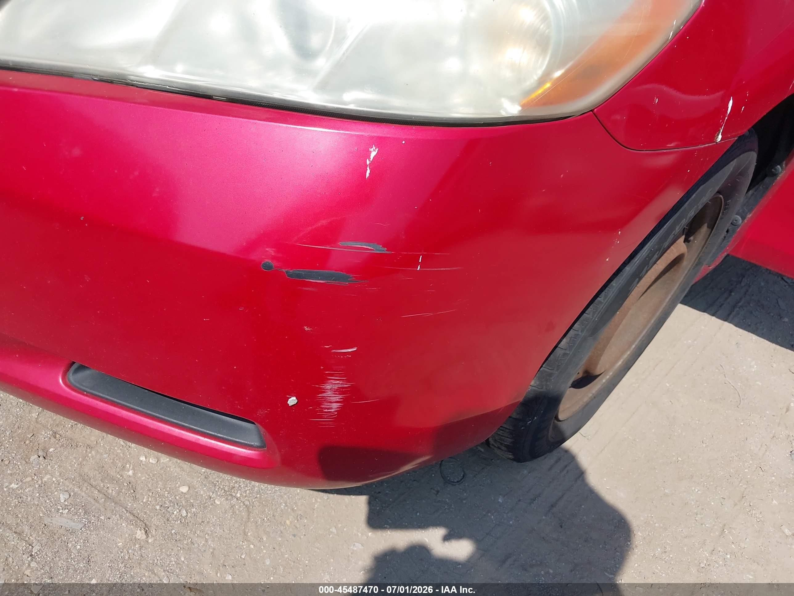 2007 Toyota Camry Le Красный vin: 4T1BE46K37U175898