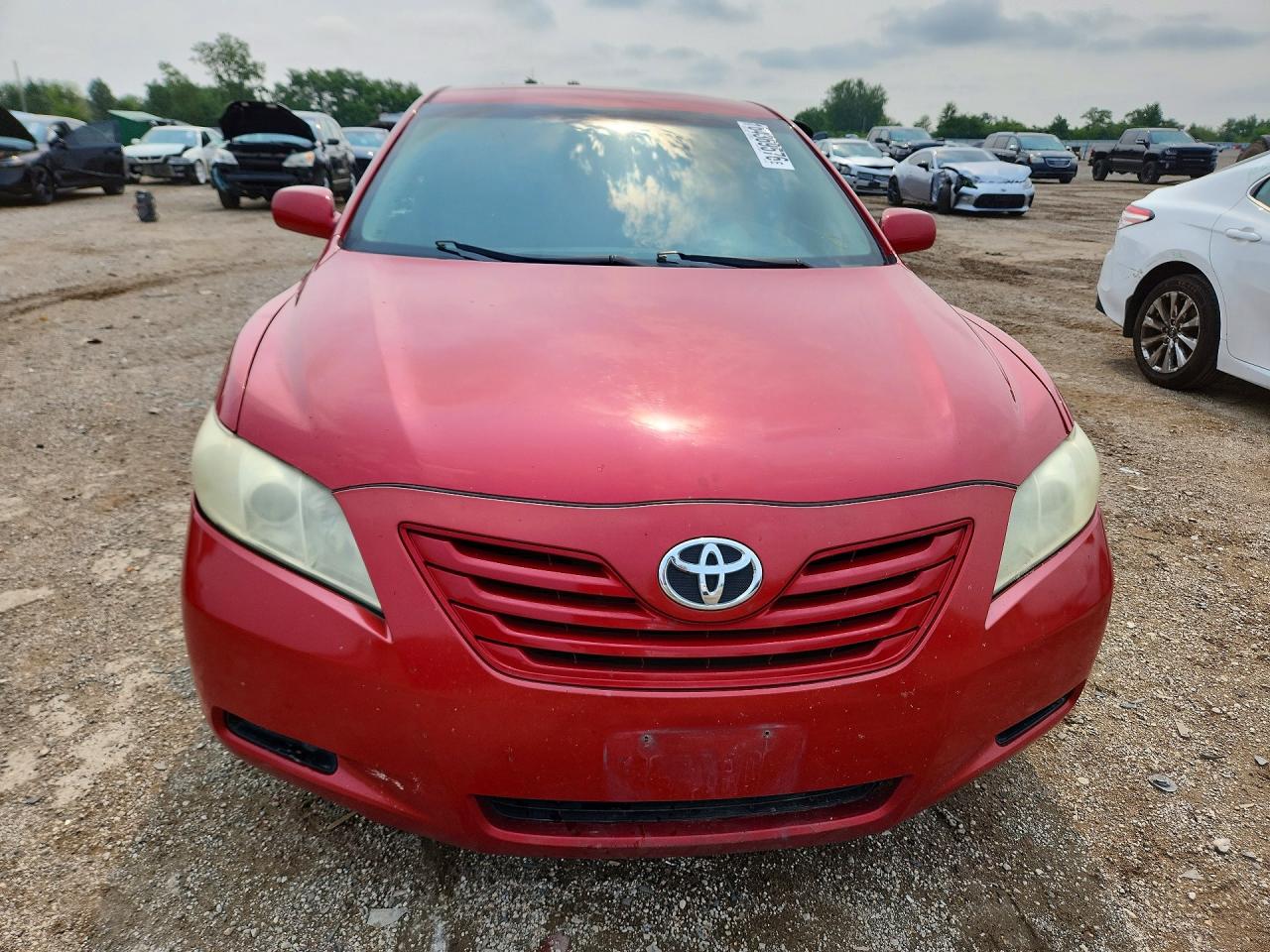 2007 Toyota Camry Le Red vin: 4T1BE46K37U178249