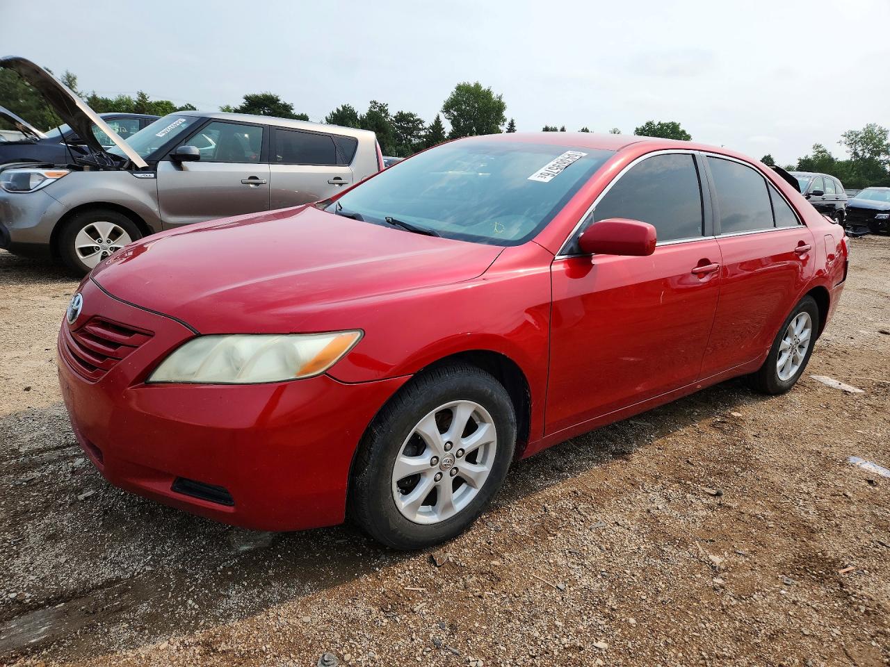 2007 Toyota Camry Le Red vin: 4T1BE46K37U178249