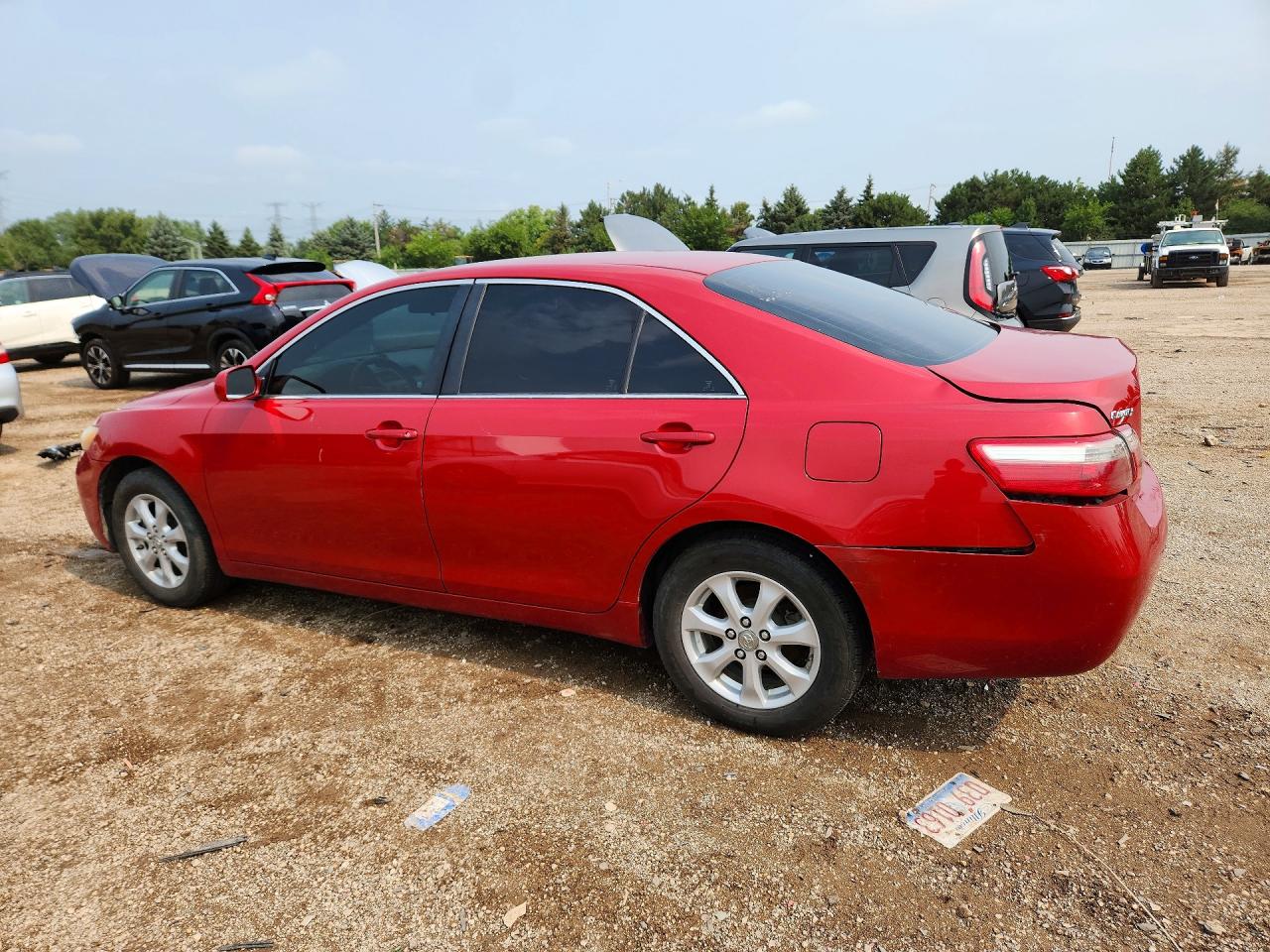 2007 Toyota Camry Le Red vin: 4T1BE46K37U178249