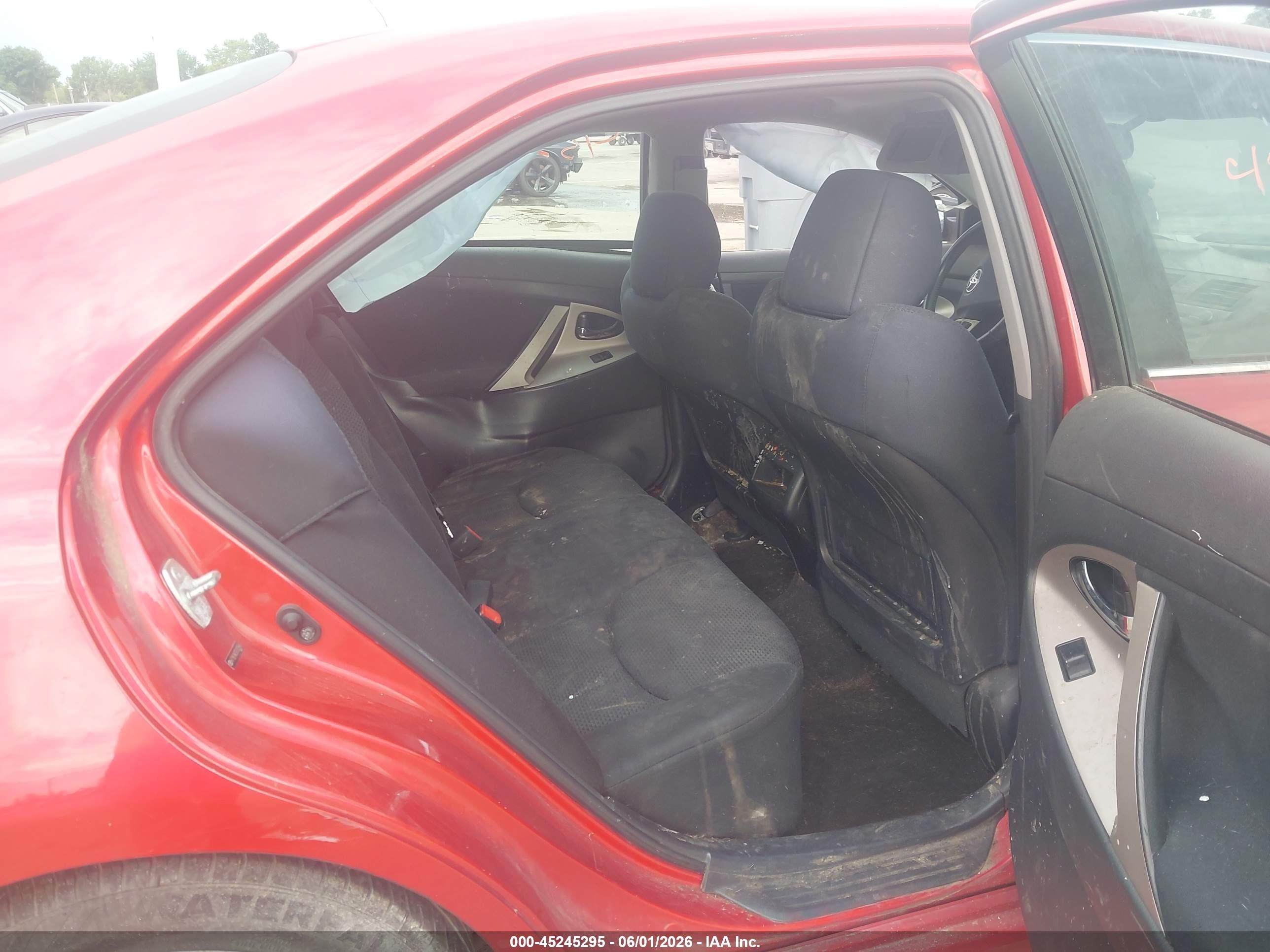 2007 Toyota Camry Se Red vin: 4T1BE46K37U192944