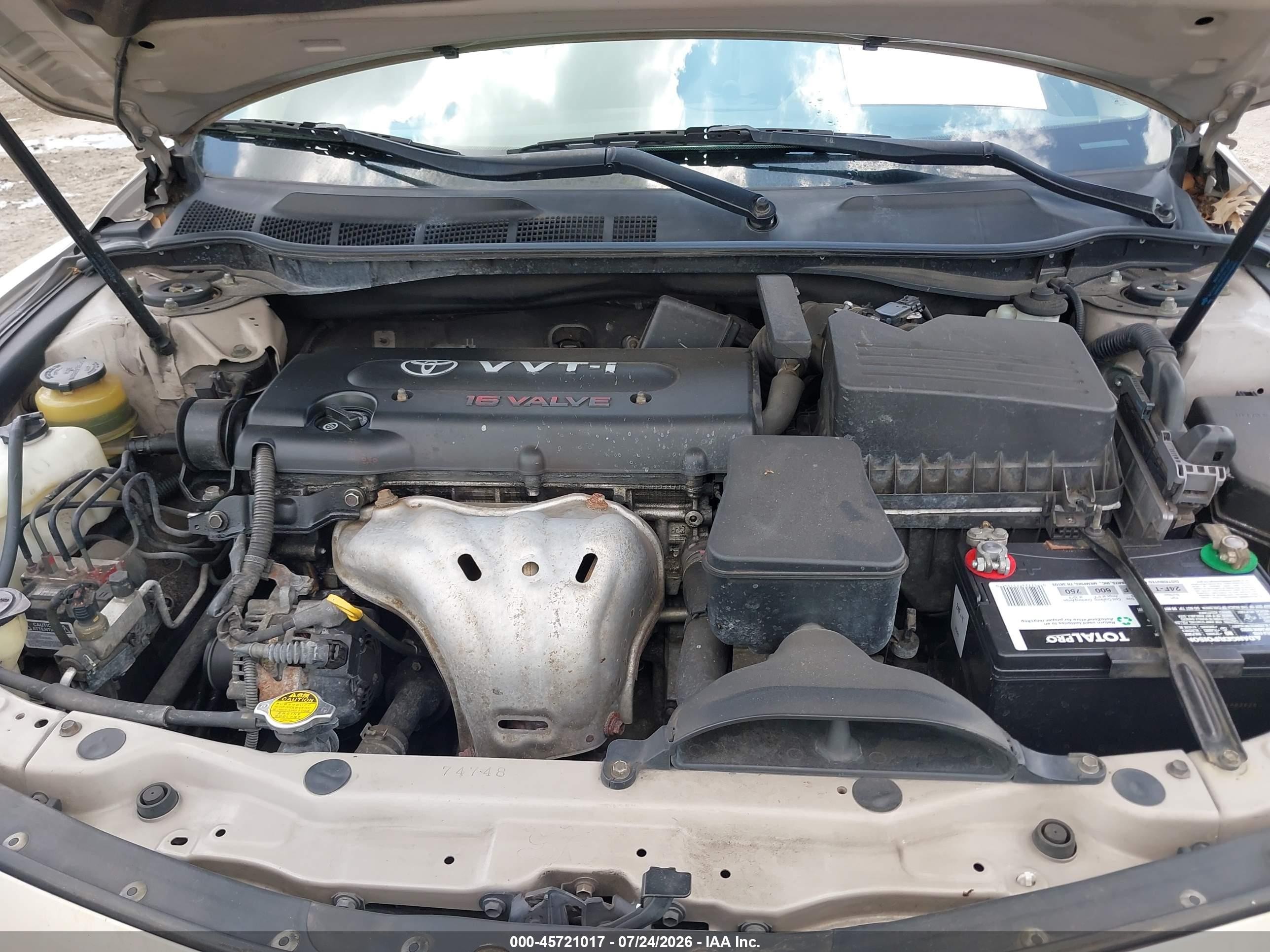 2007 Toyota Camry Le Gold vin: 4T1BE46K37U504115