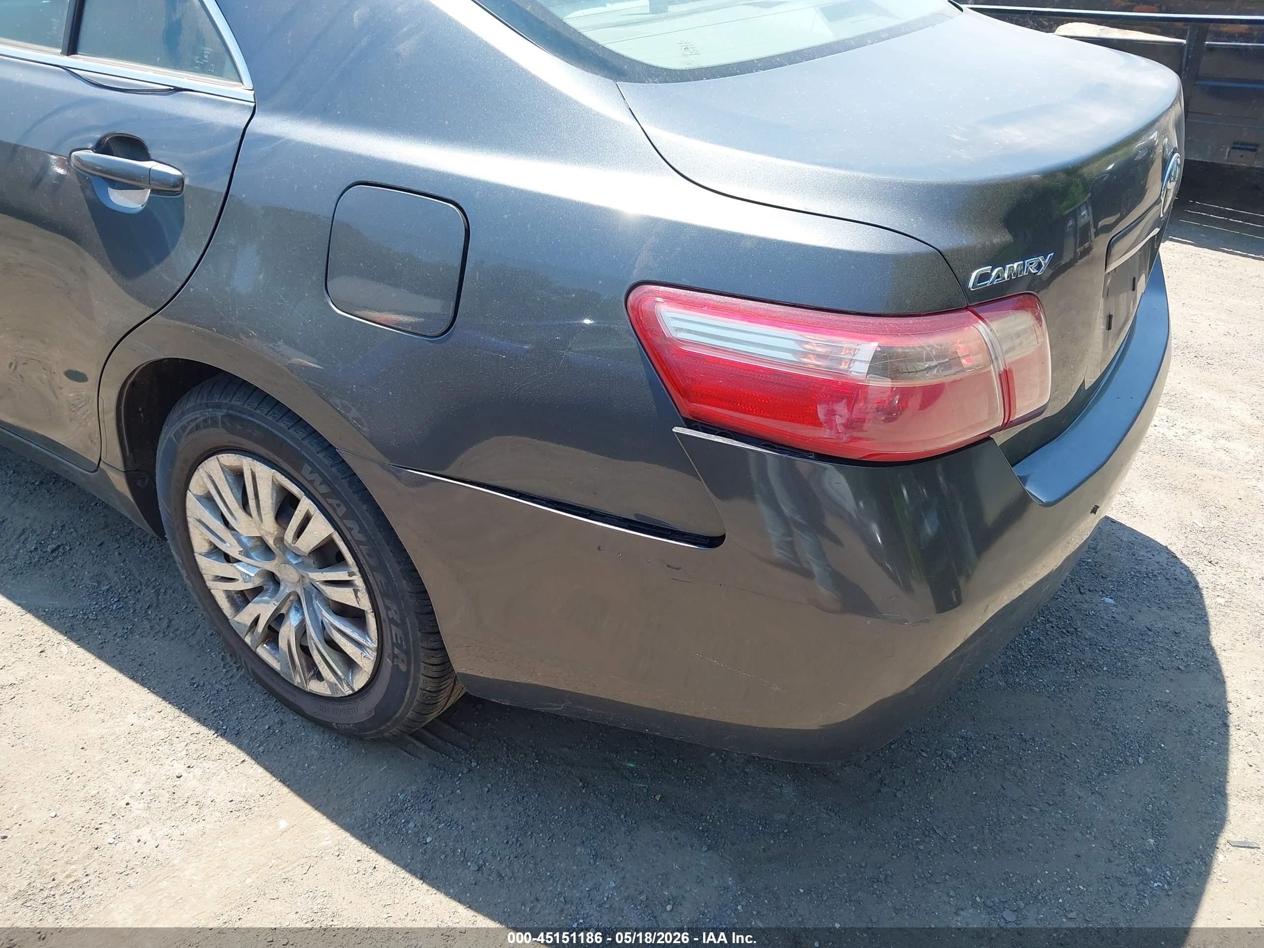 2007 Toyota Camry Le Gray vin: 4T1BE46K37U508276