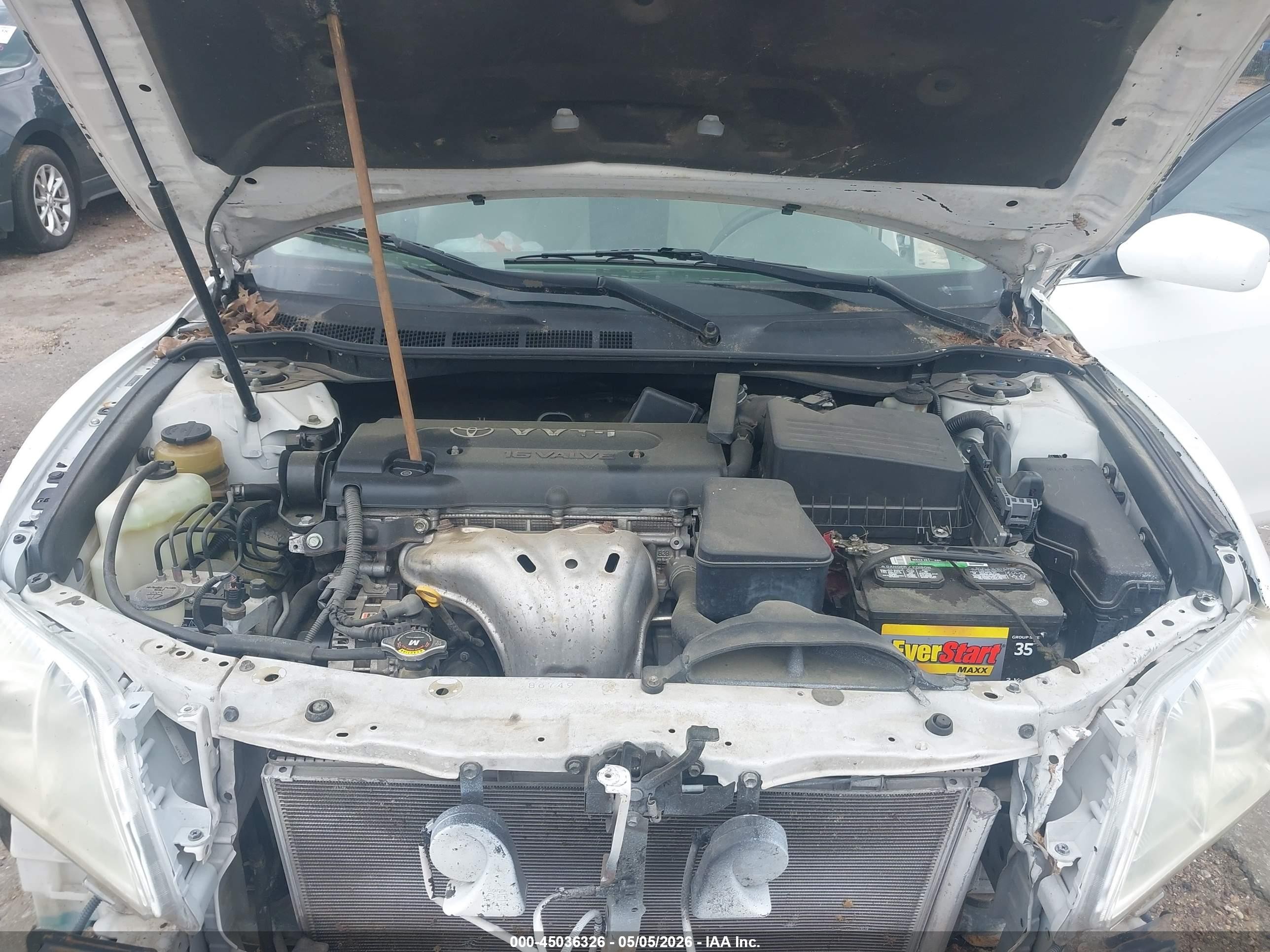 2007 Toyota Camry Ce White vin: 4T1BE46K37U511775